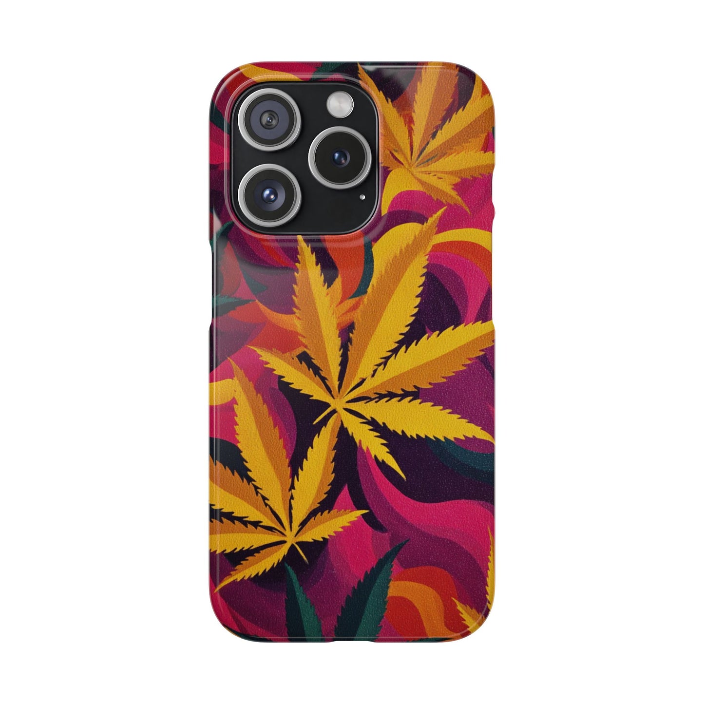 Autumn Vibe Cannabis Snap Case for IPhones and Samsungs Custom