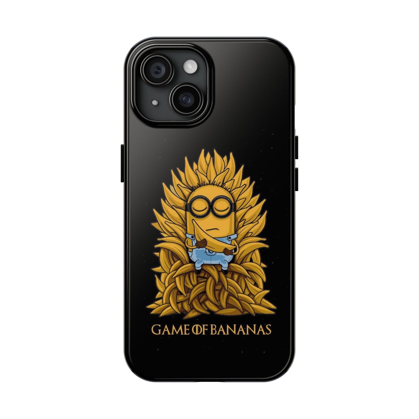 Game of BANANAS iPhone 17 Tough Phone Case | Vintage Black