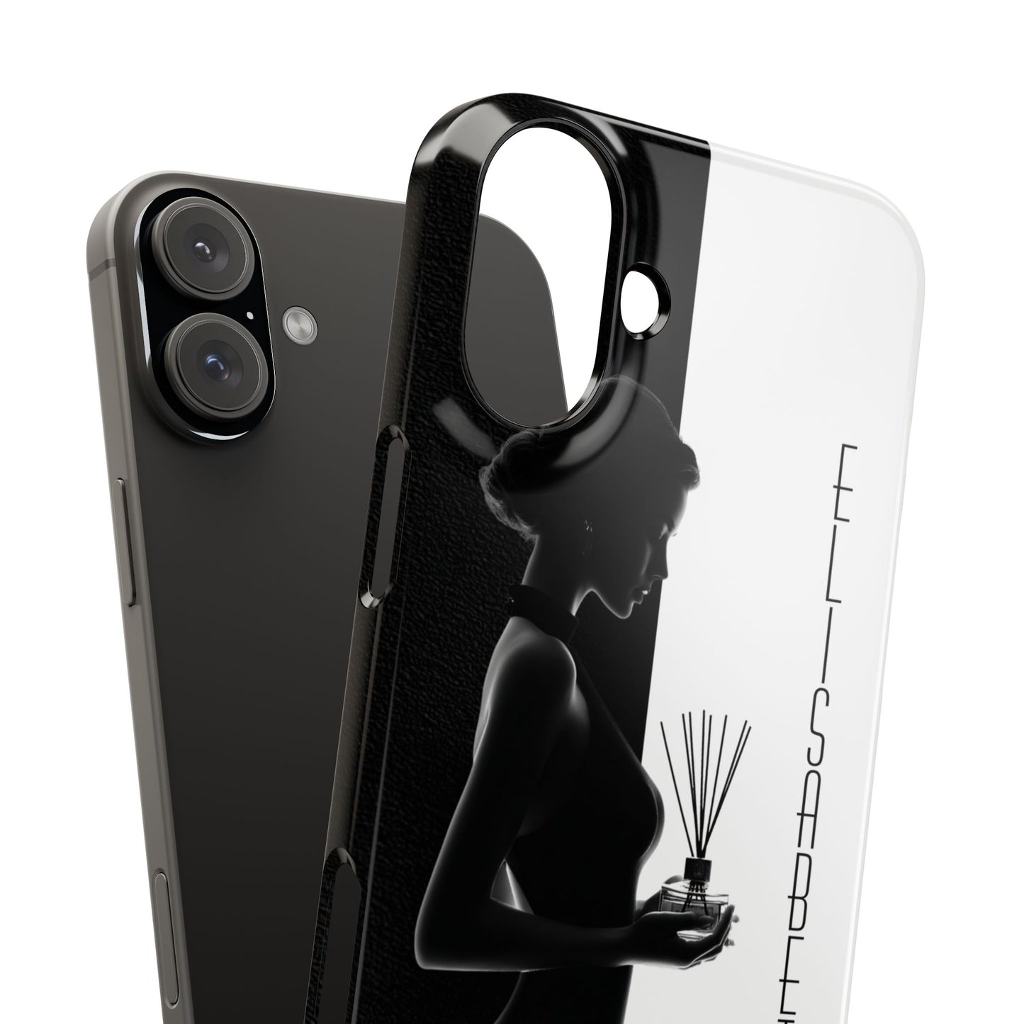 Custom Black and White Snap Case for Women Phone Cover for iPhone and Samsung