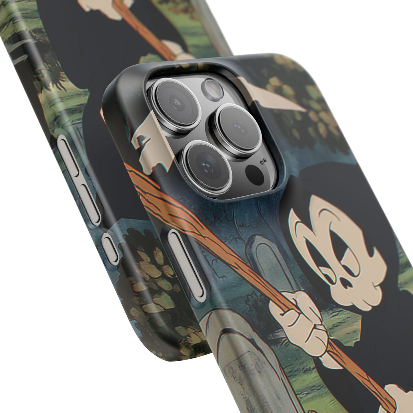 Grim Reaper Snap Case, Halloween Phone Case, Cute Death Phone Cover, Spooky Accessories, Unique Phone Protector