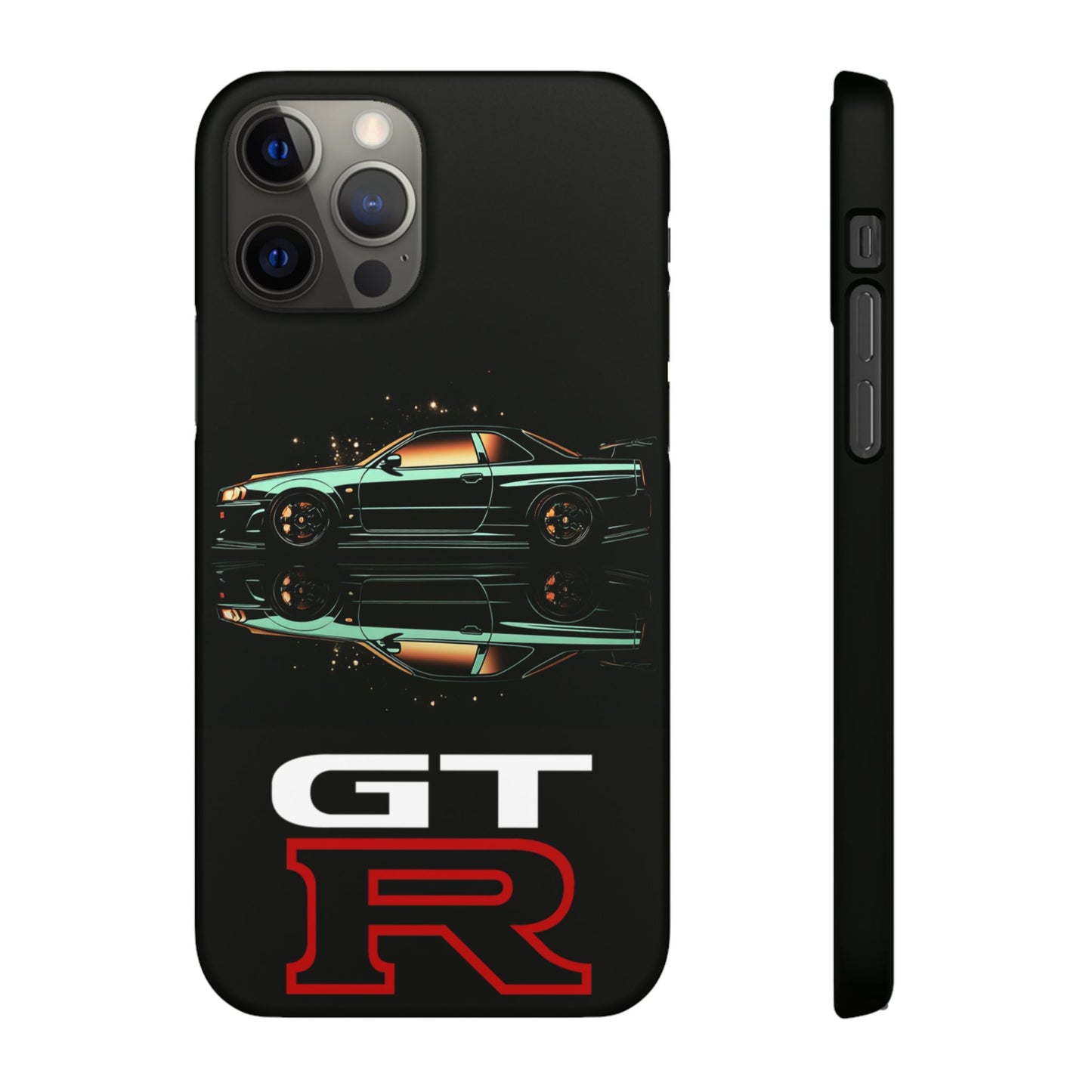 Green Skyleine R34 GTR Art Snap Case and Protective Phone Cover For iPhone and Samsung