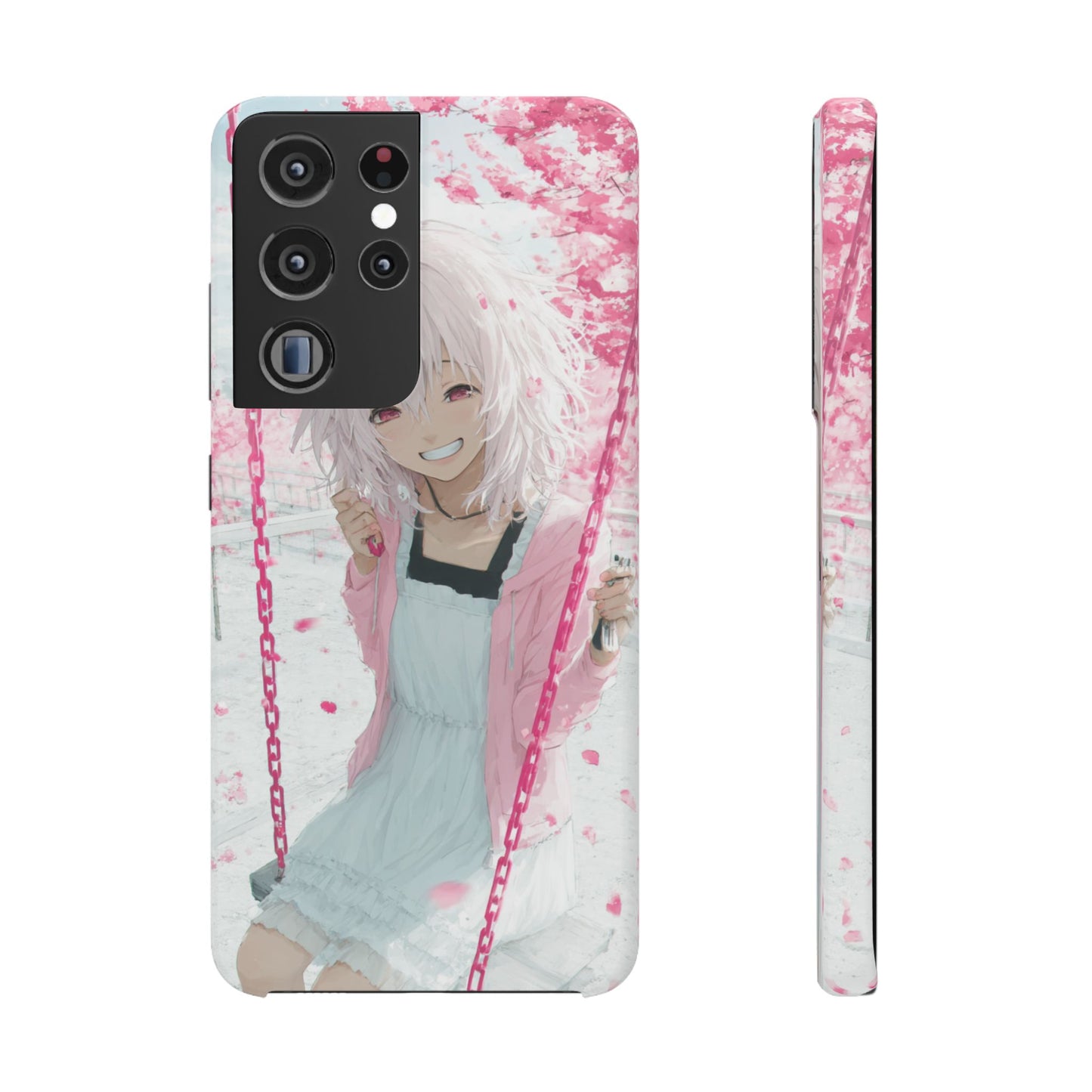 Anime Character Snap Cases for Phone, Cute Aesthetic Phone Cover, Gifts for Otaku, Floral Design, Unique Phone Cases