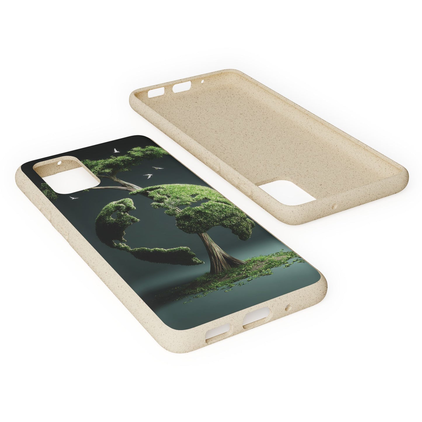 Eco-Friendly Phone Case with Nature Design, Sustainable iPhone Cover, Biodegradable Cellphone Accessories, Green Earth Gift, Earth Day [...]