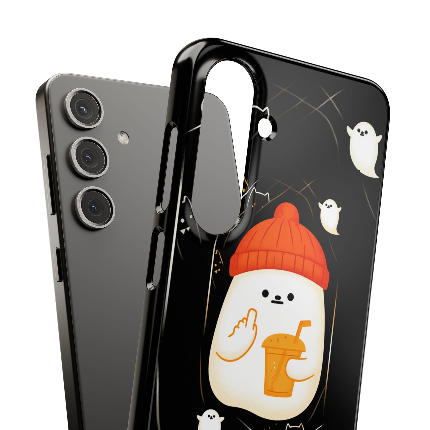 Spook You Halloween Ghost Snap Case Kawaii Protective Phone Cover for iPhone and Samsung