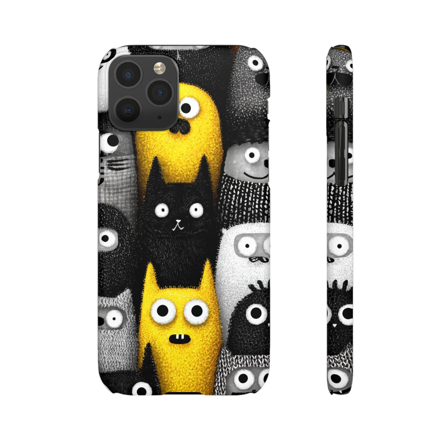Colorful Character Snap Cases, Cute Phone Cover, Unique Gift for Kids, Fun Accessory, Perfect for Birthdays, Holidays