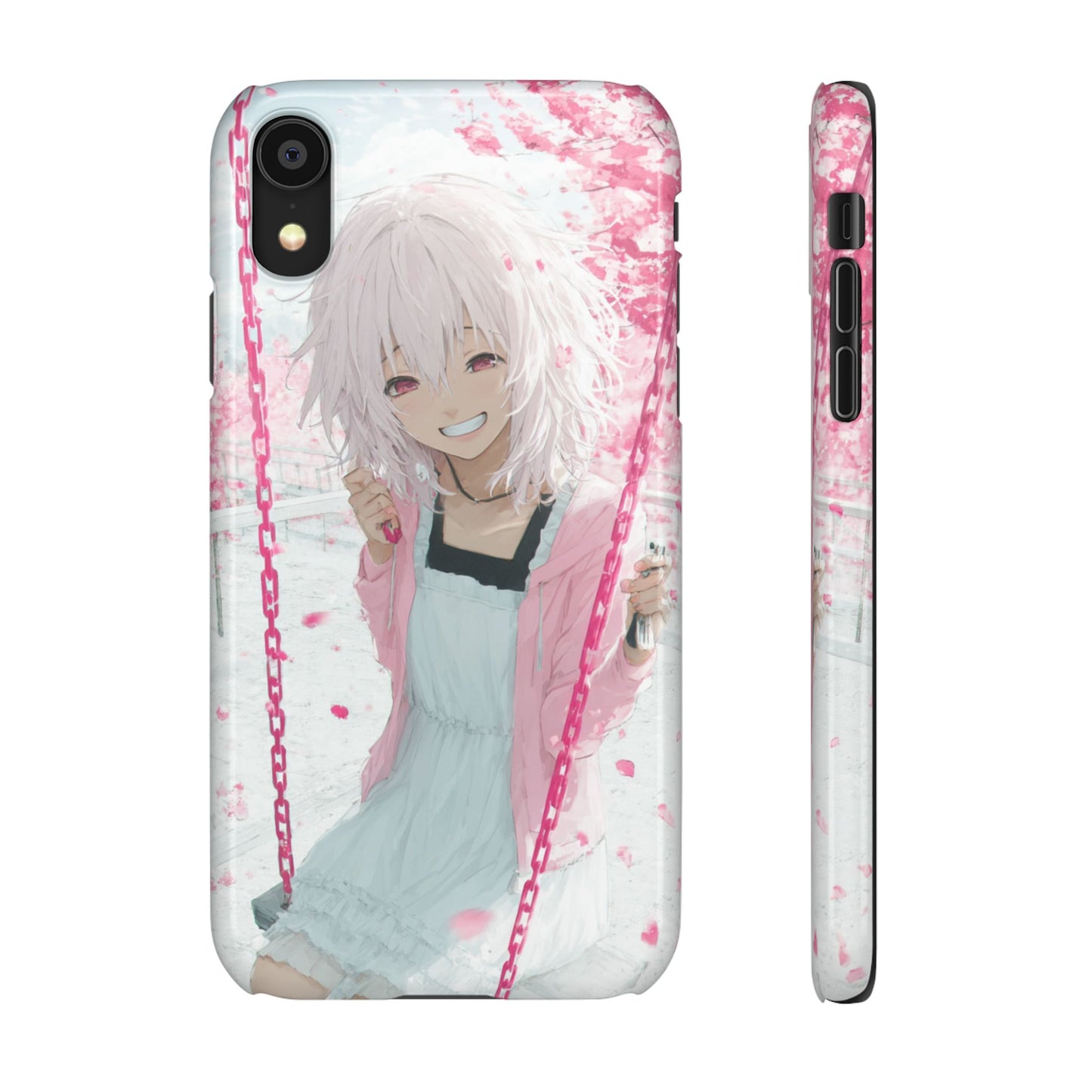 Anime Character Snap Cases for Phone, Cute Aesthetic Phone Cover, Gifts for Otaku, Floral Design, Unique Phone Cases