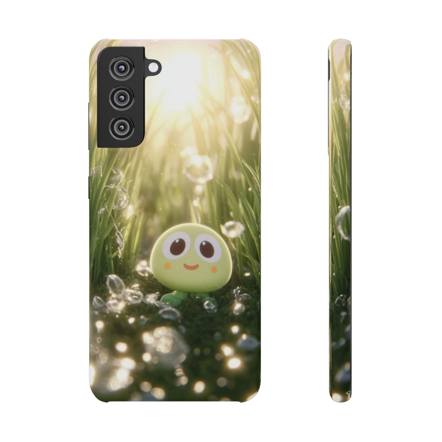 Cute Nature-Inspired Snap Case, Cartoon Phone Cover, Eco-Friendly Gift, Fun Accessory, Personalized Phone Case, Nature Lover's Gift