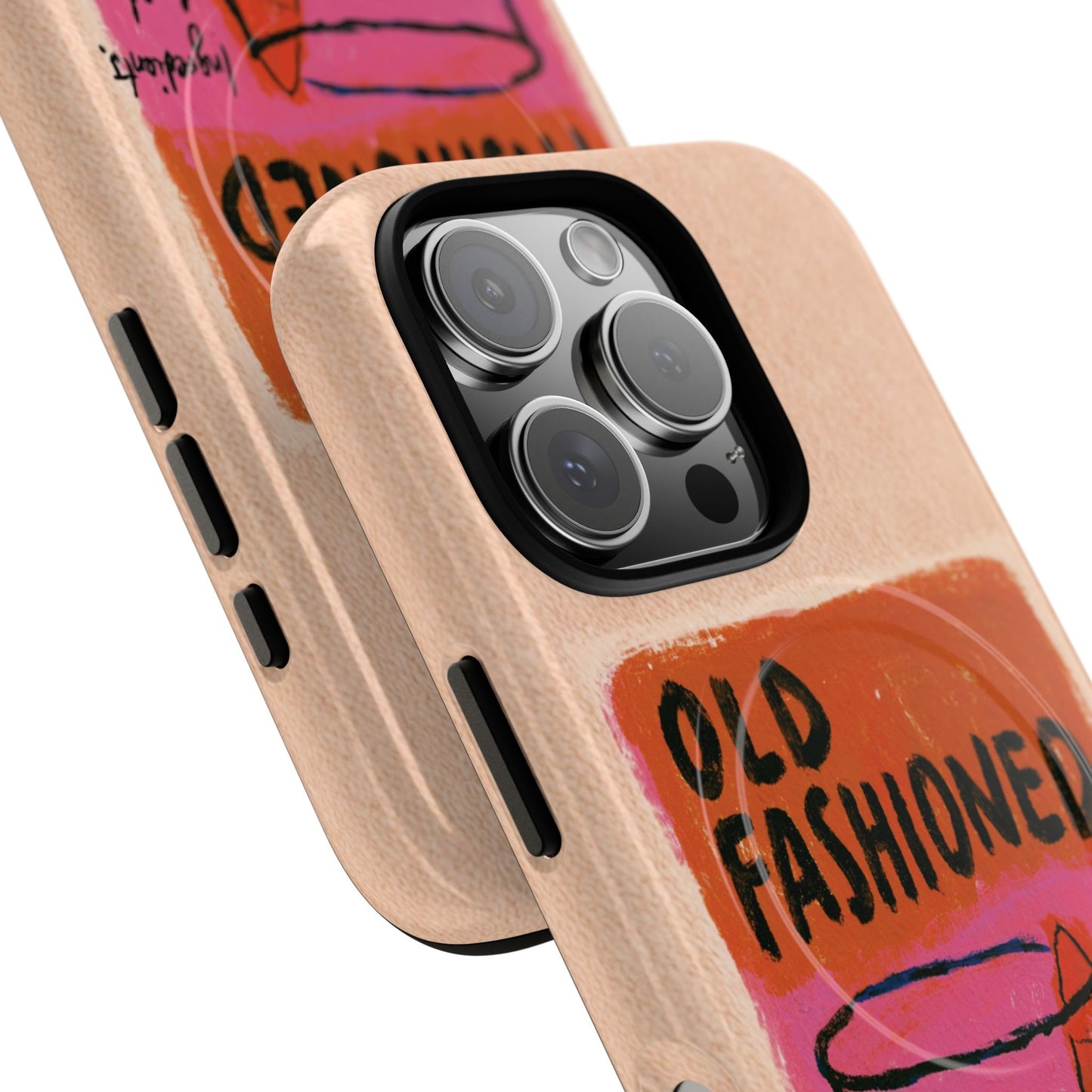 Old Fashioned Phone Case — Retro Cocktail iPhone Magnetic Case