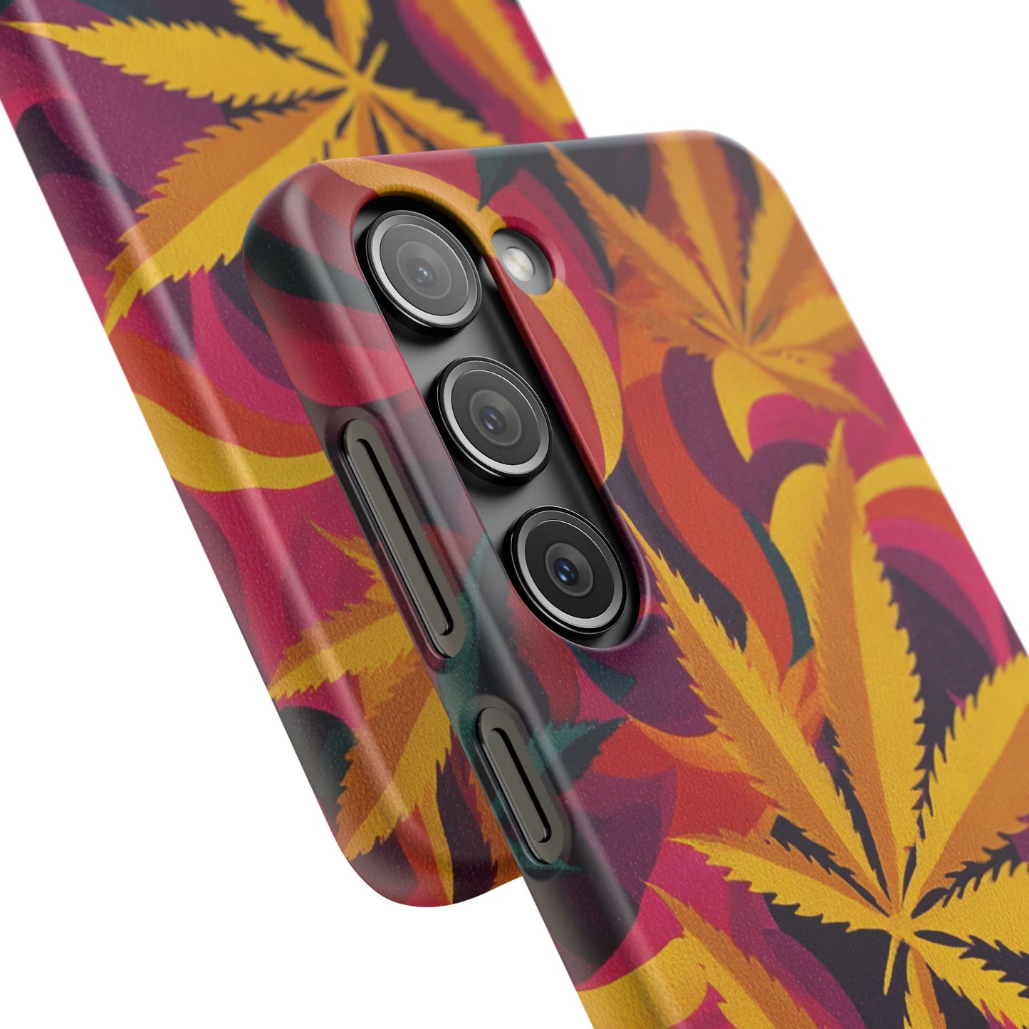 Autumn Vibe Cannabis Snap Case for IPhones and Samsungs Custom