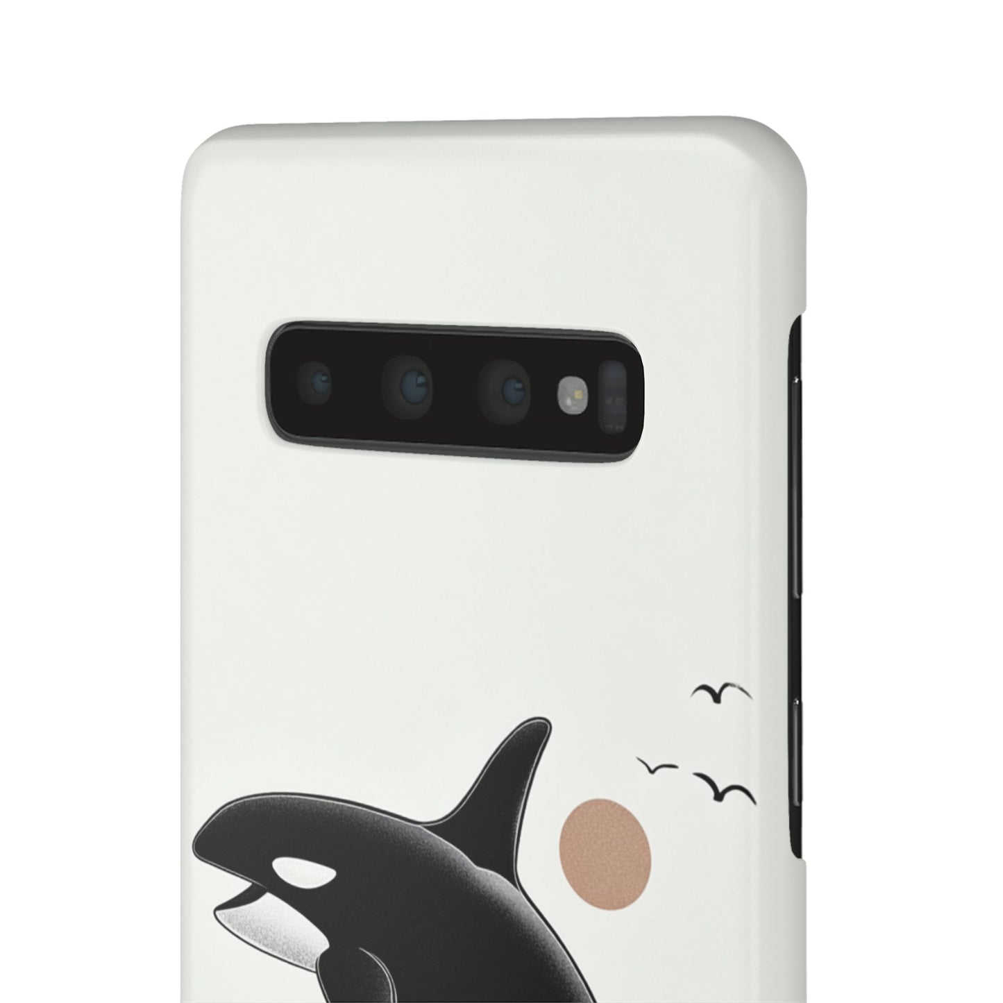 Whale Splash Phone Case | Ocean Lover Gift, Marine Art, Snap Cases, Cute Whale Design, Custom Phone Accessories