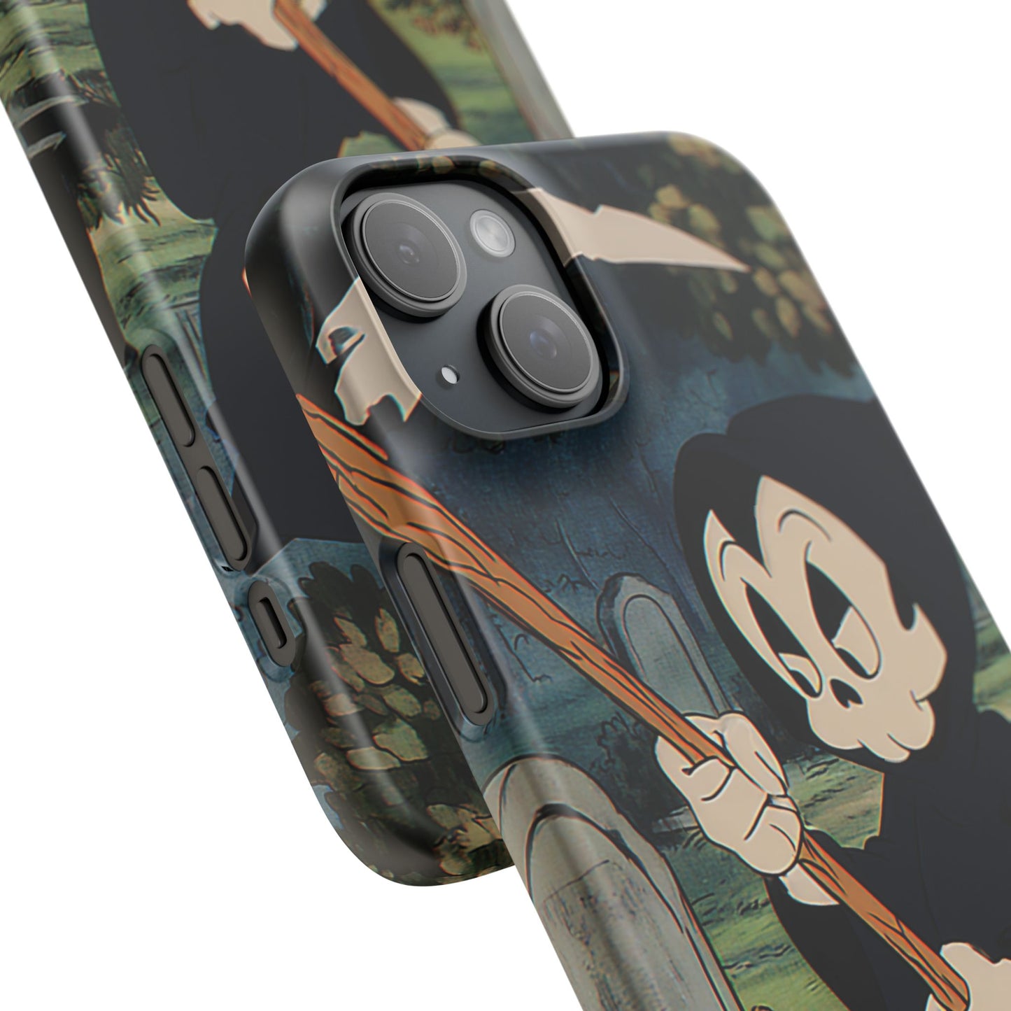 Grim Reaper Snap Case, Halloween Phone Case, Cute Death Phone Cover, Spooky Accessories, Unique Phone Protector
