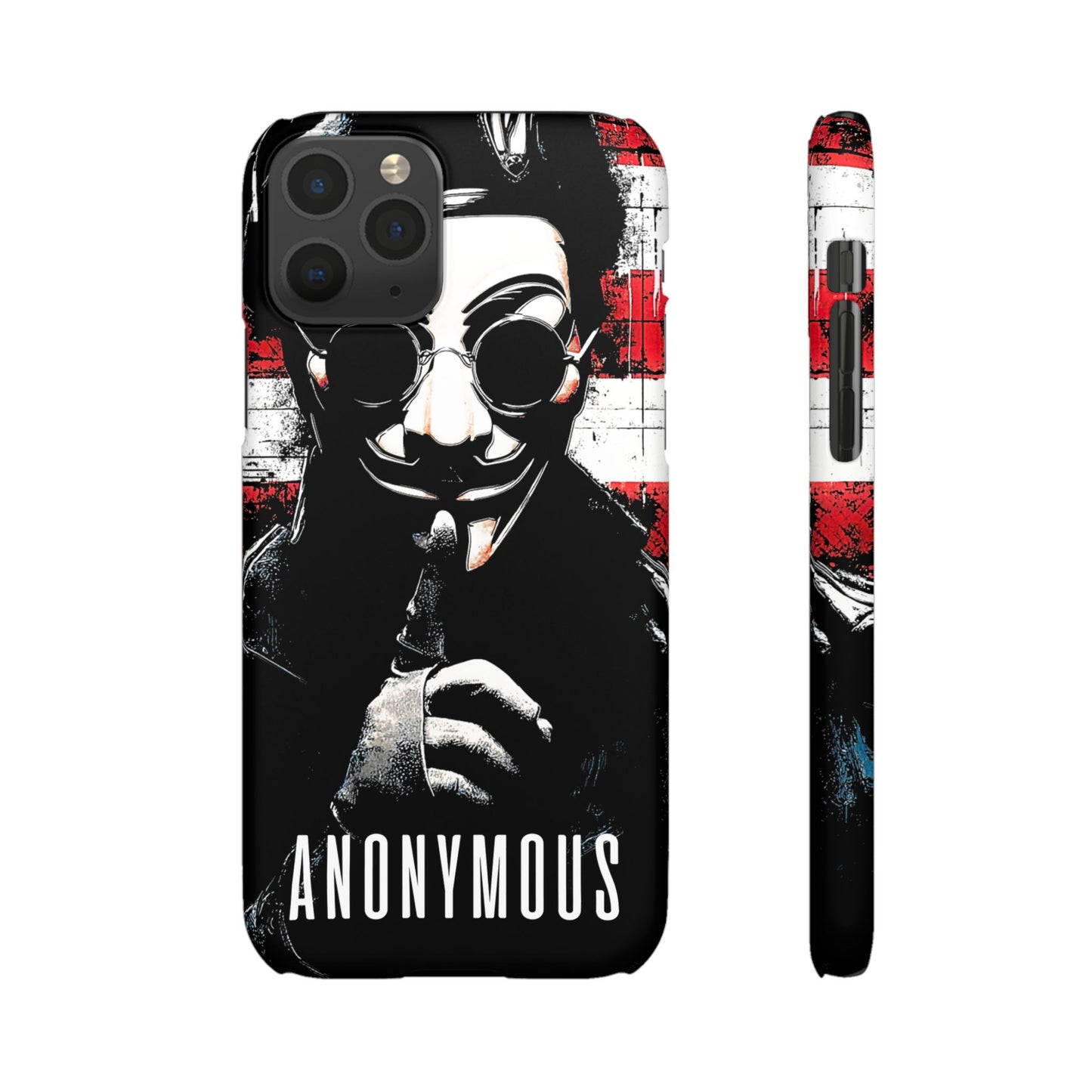 Anonimous & Guy Fawkes Art Snap Case and Protective Phone Cover For iPhone and Samsung