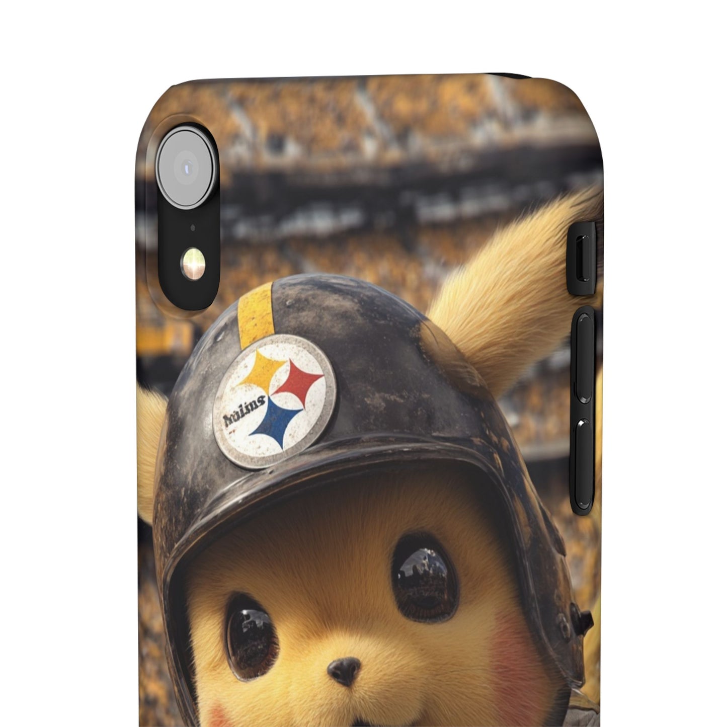 Fun Character Sports Snap Case, Phone Case, Fun Tech Accessory, Cute Gift for Gamers, Football Lovers, Kids.