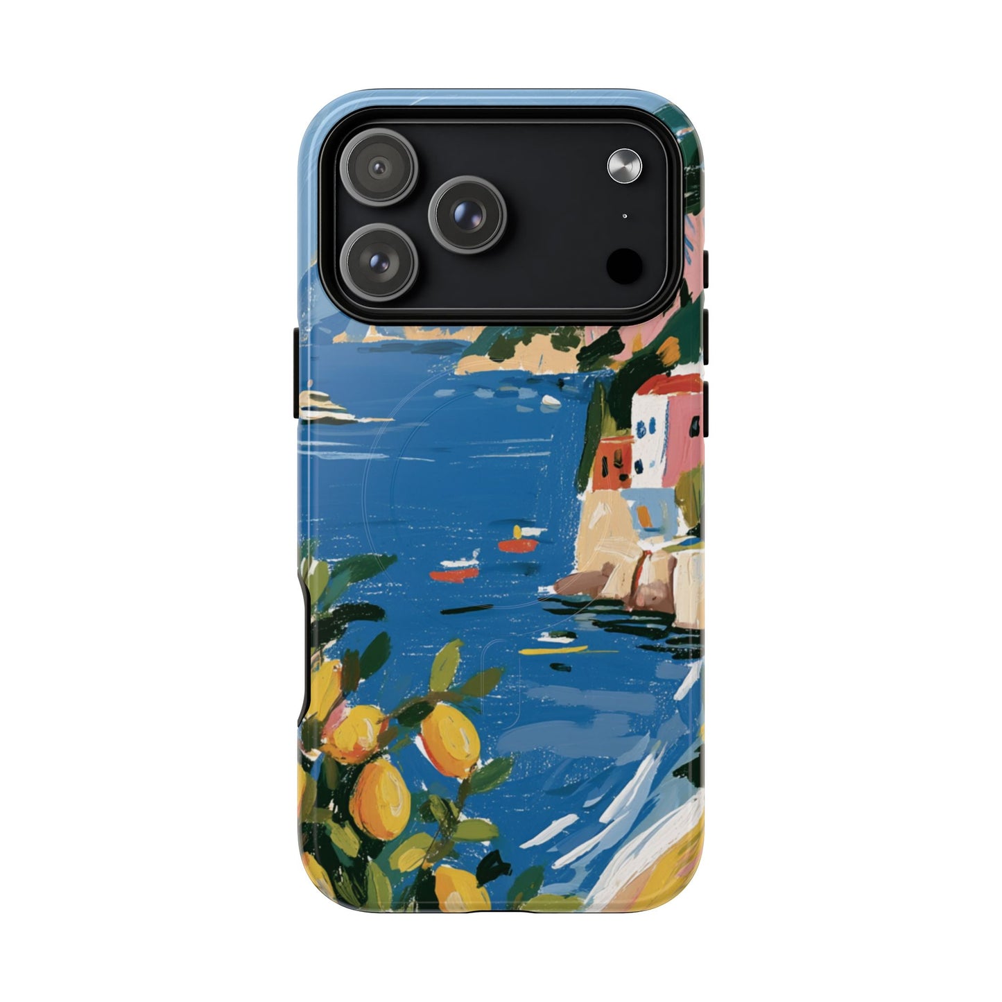 Mediterranean Coastal Phone Case – Tough Magnetic Protective Cover