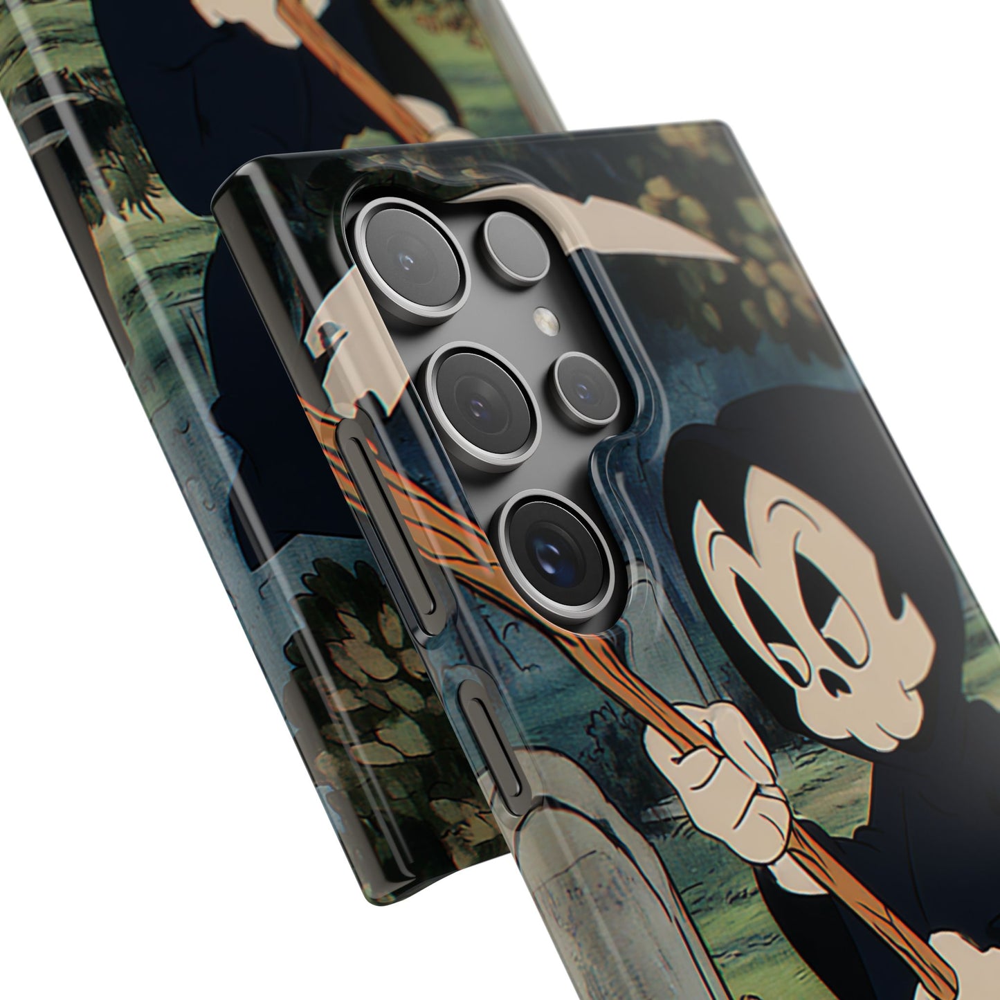 Grim Reaper Snap Case, Halloween Phone Case, Cute Death Phone Cover, Spooky Accessories, Unique Phone Protector