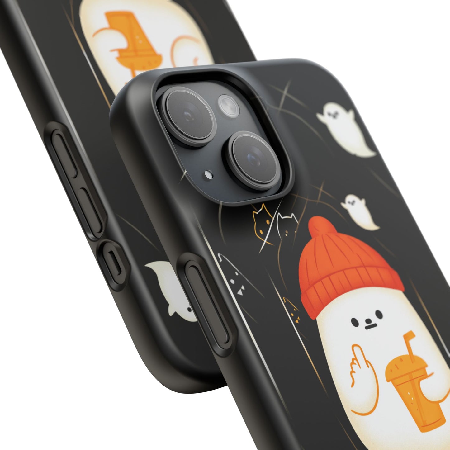 Spook You Halloween Ghost Snap Case Kawaii Protective Phone Cover for iPhone and Samsung