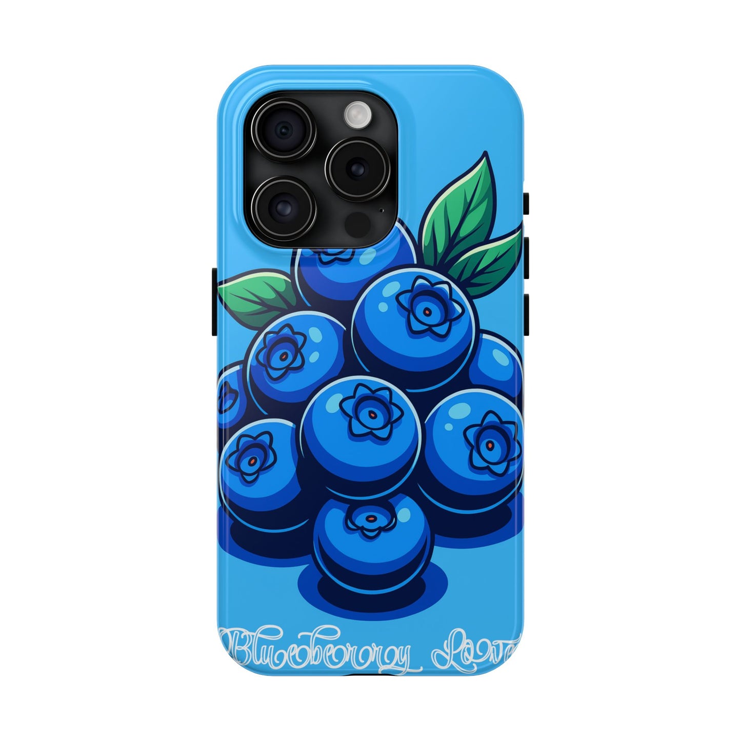 iPhone 17 Blueberry Delight Tough Phone Case, Cute Phone Cover, Fruit Lover Gift, Durable Phone Protector, Unique Smartphone Accessories