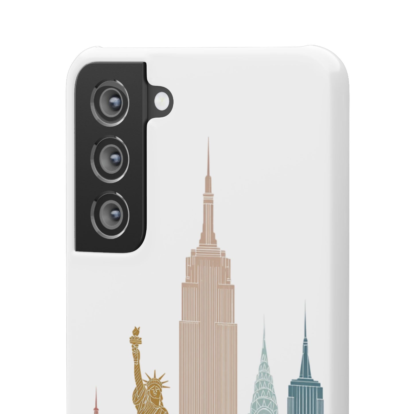 Stylish New York Snap Case, Urban Phone Cover, Cityscape Phone Case, Gift for Travelers, Trendy Protective Case