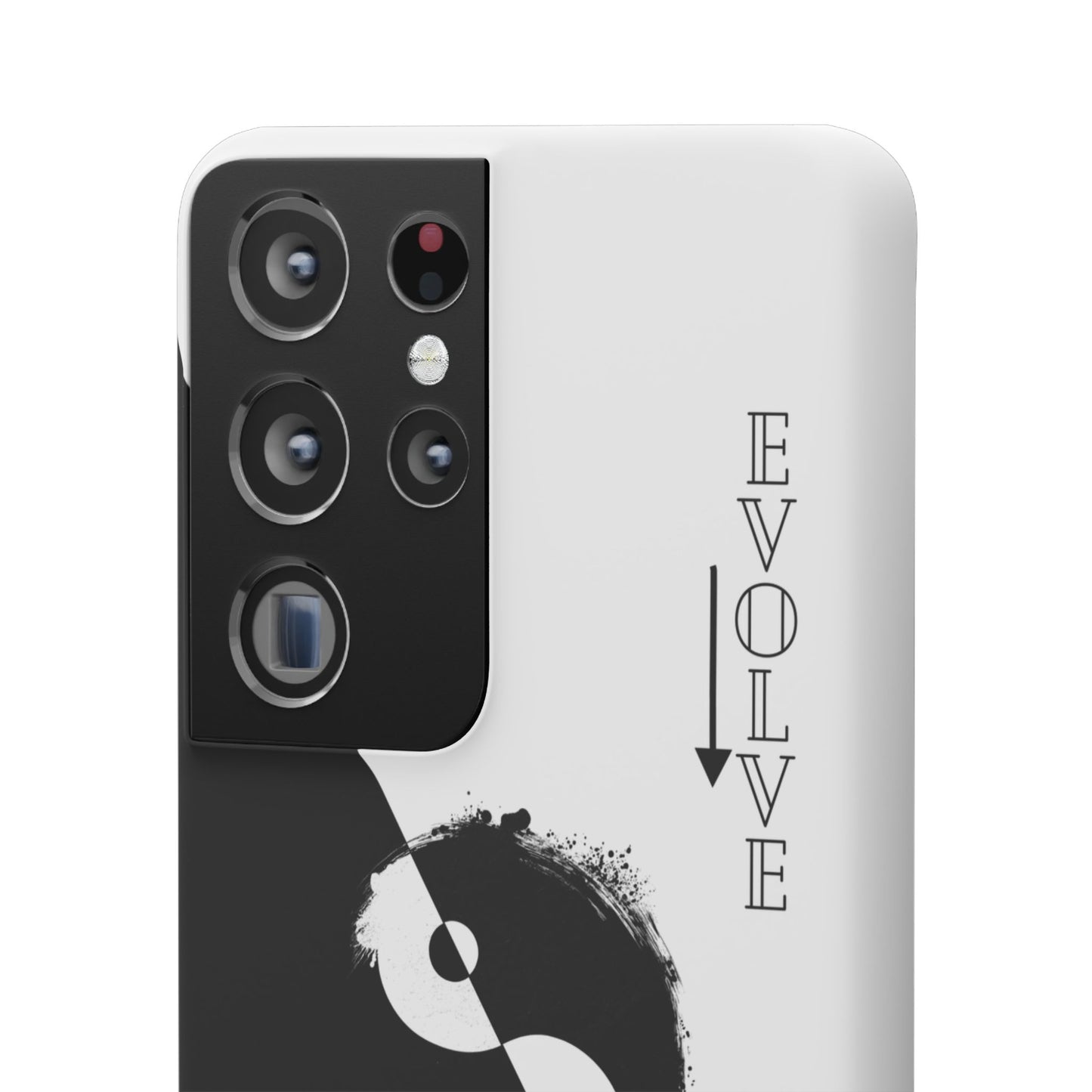 Yin Yang Evolve Black and White Snap Case Cover for iPhone and Samsung