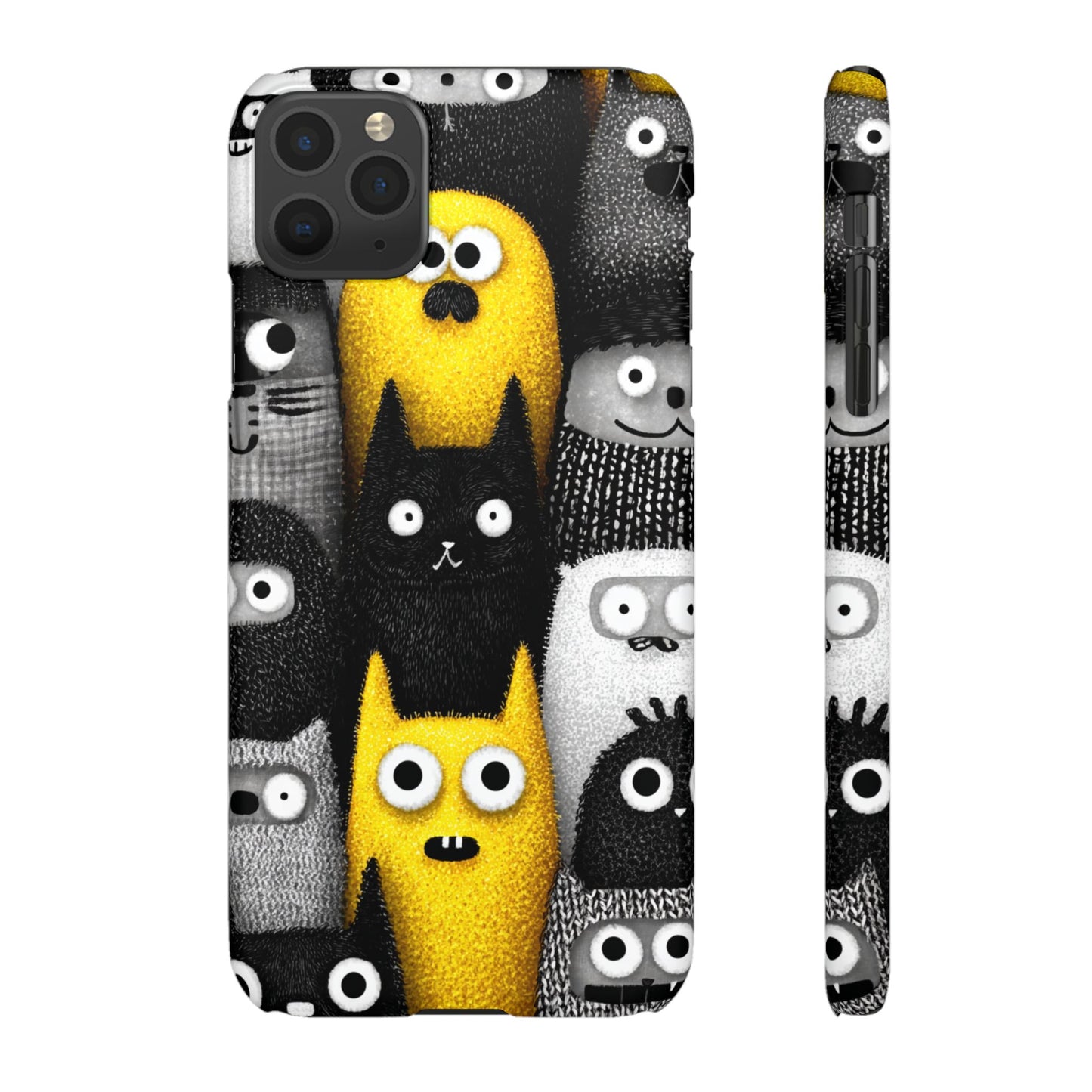 Colorful Character Snap Cases, Cute Phone Cover, Unique Gift for Kids, Fun Accessory, Perfect for Birthdays, Holidays