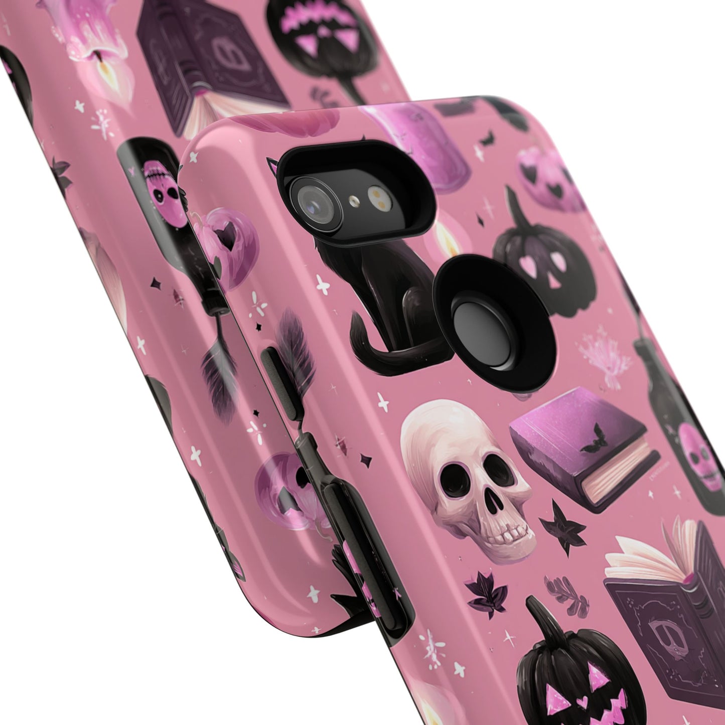 Spooky Phone Case - Halloween Design, Cute Costume Accessory, Fall Decor, Gift for Cat Lovers, Witchy Vibes, Trick or Treat