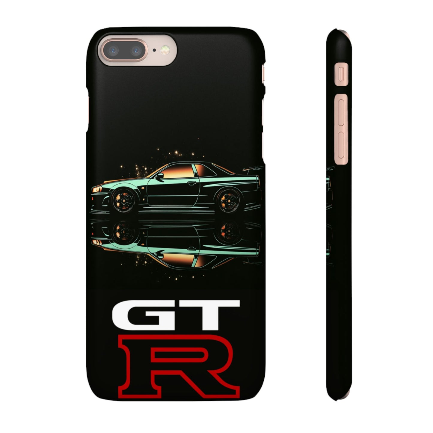 Green Skyleine R34 GTR Art Snap Case and Protective Phone Cover For iPhone and Samsung