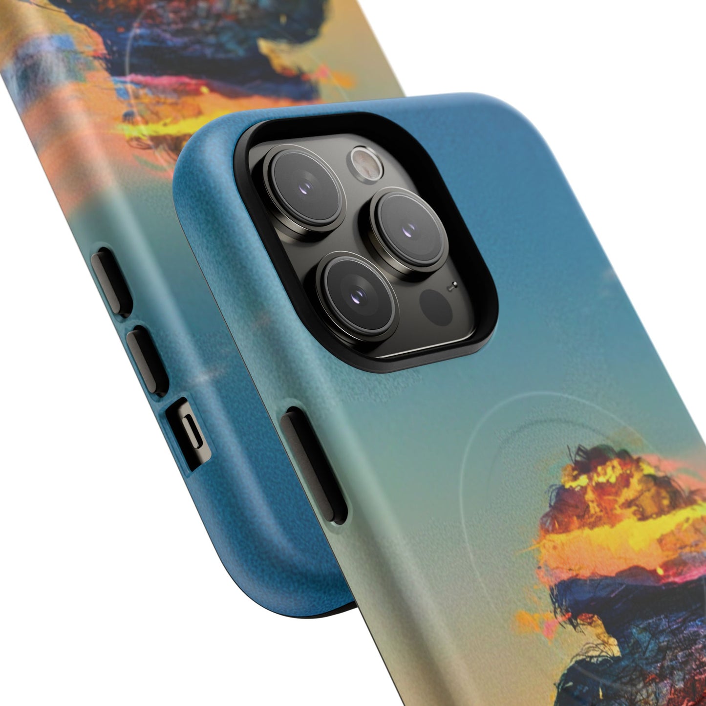 Abstract Sunset Silhouette Tough Magnetic Phone Case