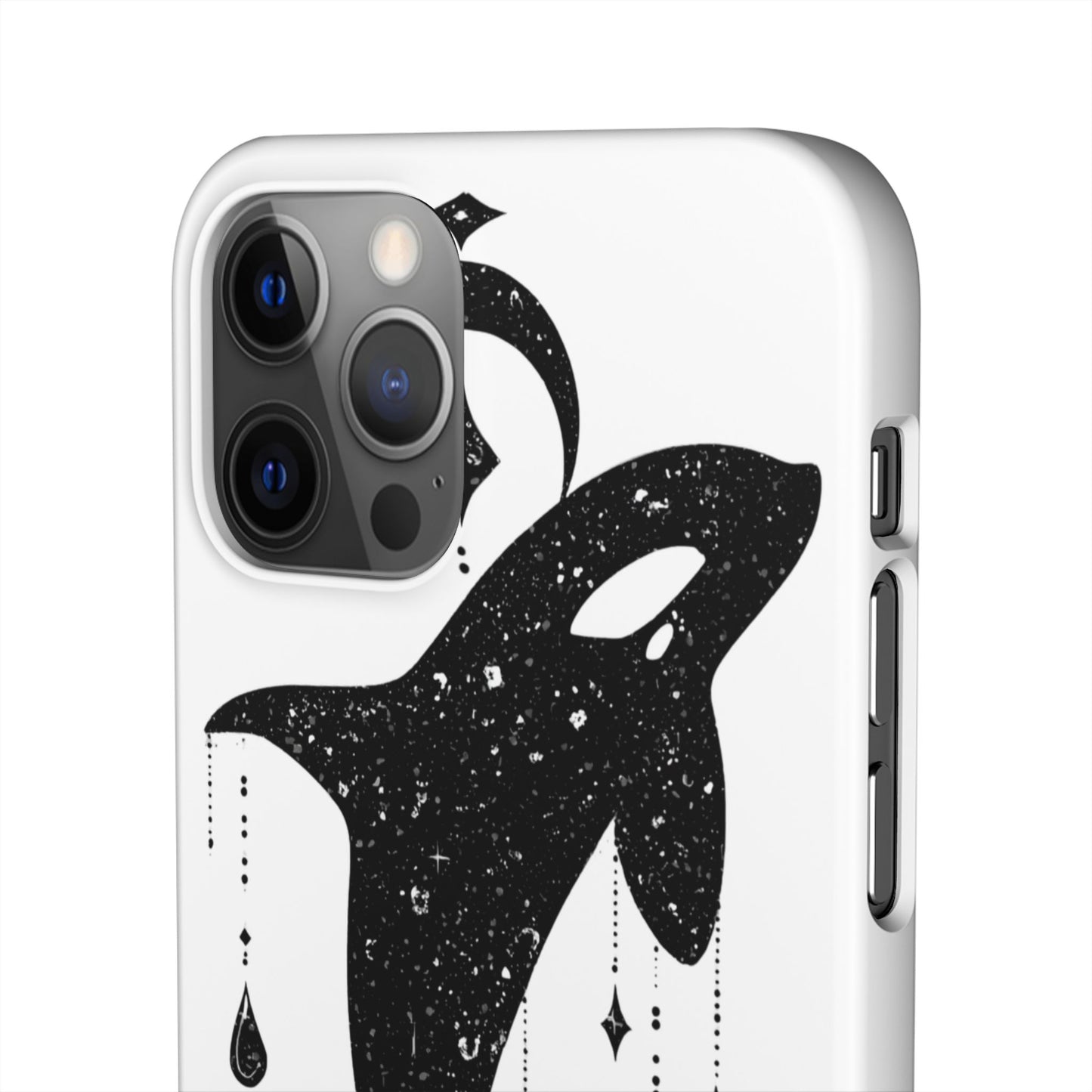 Celestial Orca Snap Case | Phone Cover, Whale Lover Gift, Cosmic Decor, Unique Art, Ocean Vibe