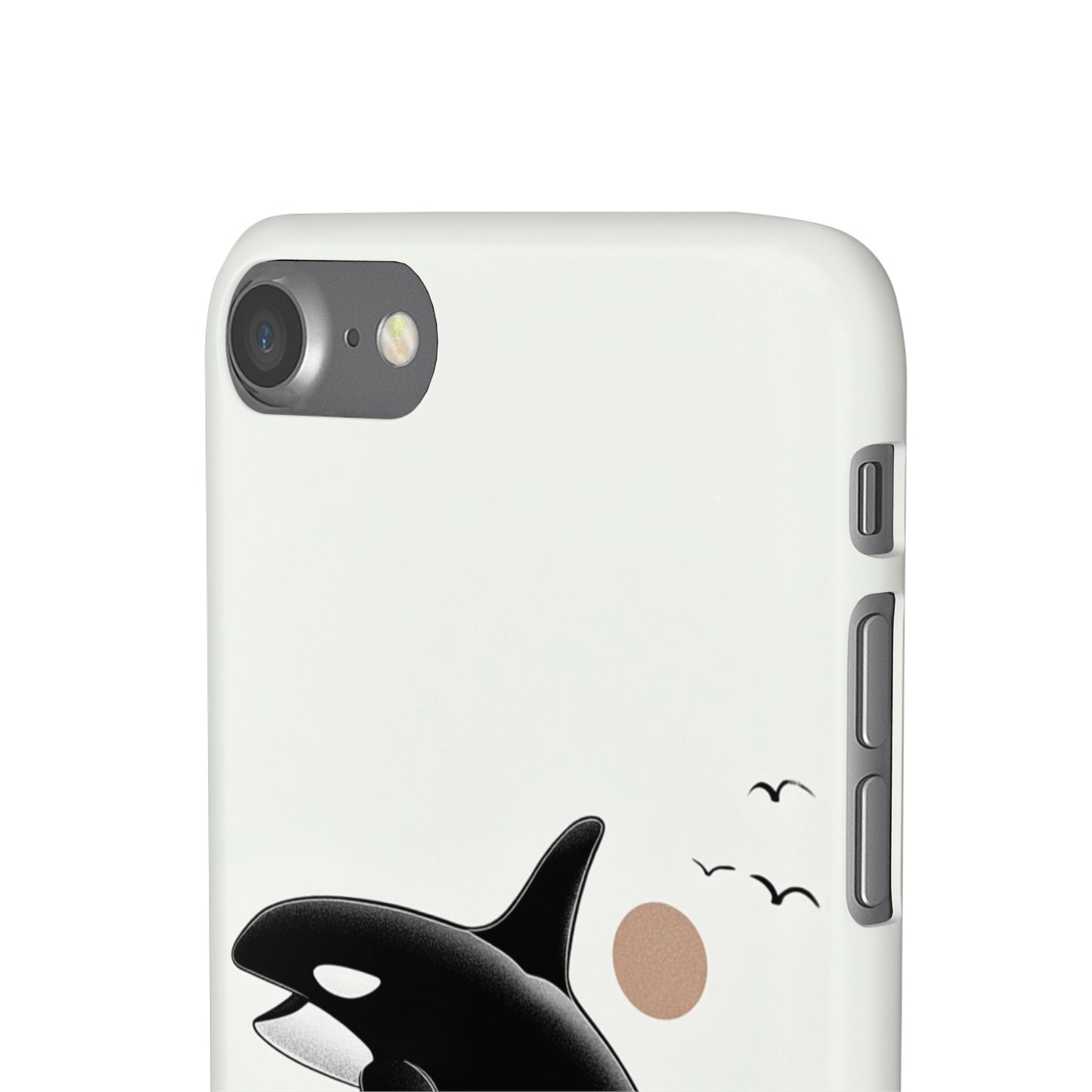 Whale Splash Phone Case | Ocean Lover Gift, Marine Art, Snap Cases, Cute Whale Design, Custom Phone Accessories