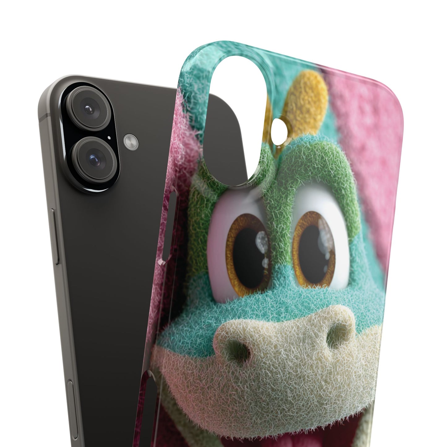 Fun Dino Snap Case for Kids | Cute Phone Cover | Colorful Mobile Accessory | Birthday Gift | Child's Tech Style