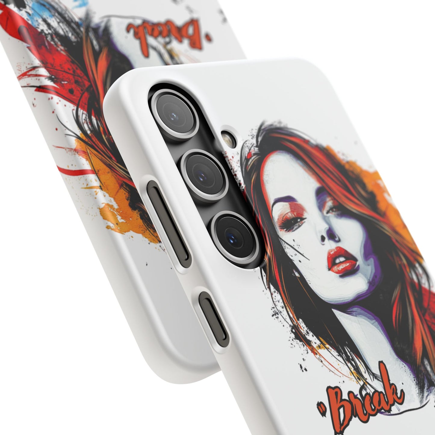 Empowering Art Snap Cases, Phone Cover, Break the Chains of Silence, Unique Gift, Inspirational Tech Accessories