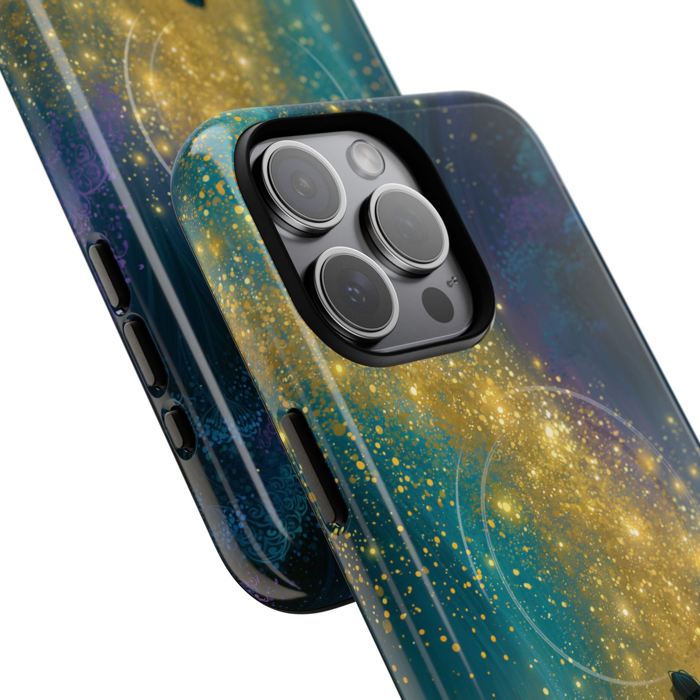 Mystical Nightfall Phone Case — Starry Silhouette Tough Magnetic Case