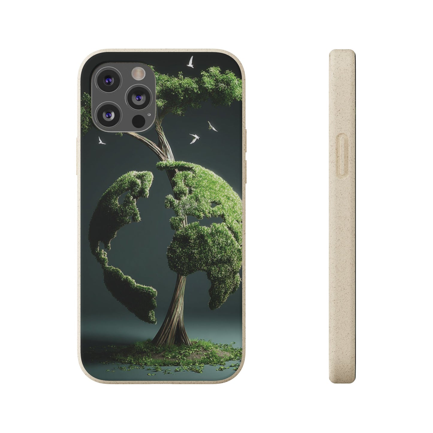 Eco-Friendly Phone Case with Nature Design, Sustainable iPhone Cover, Biodegradable Cellphone Accessories, Green Earth Gift, Earth Day [...]
