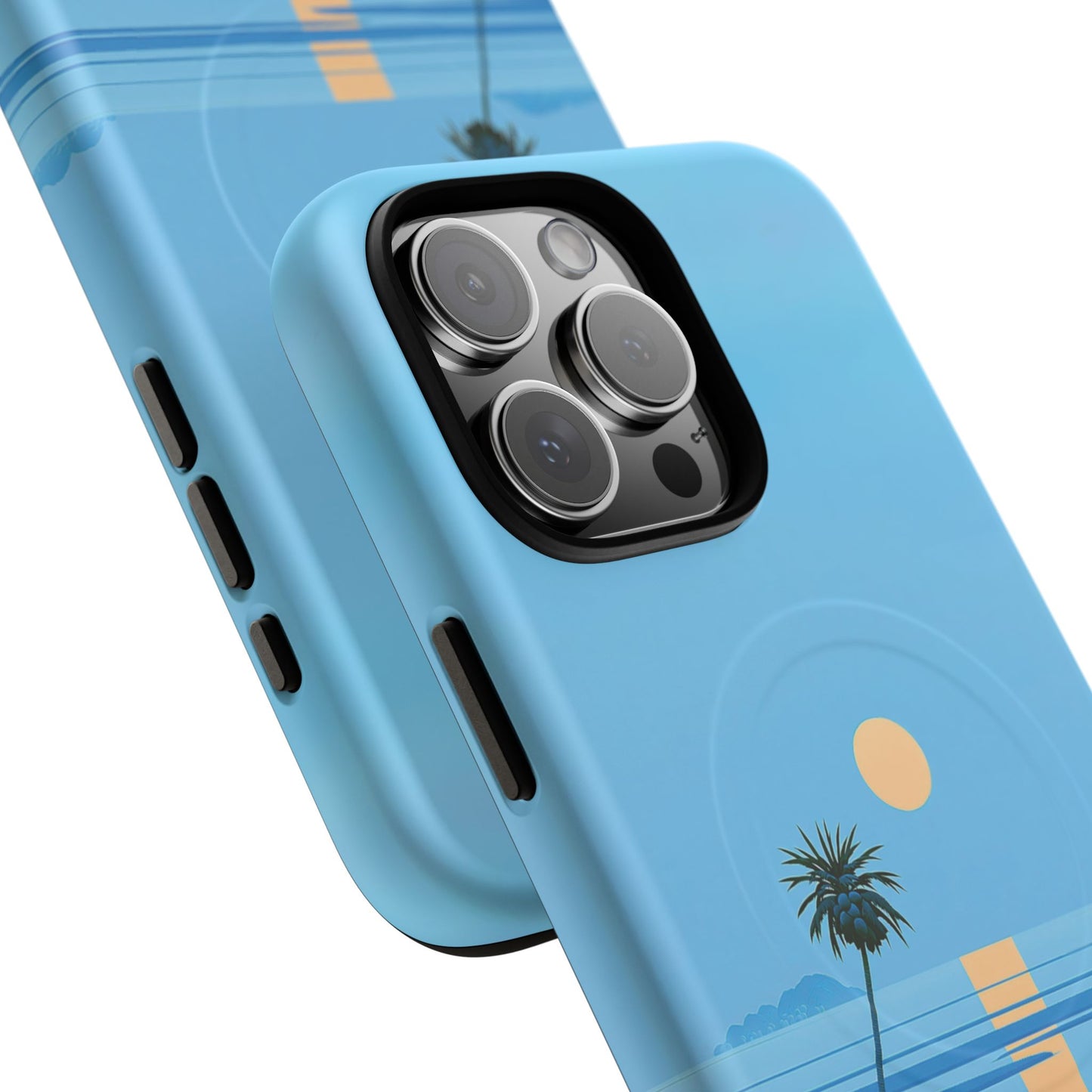 Tough Magnetic Case — Minimal Sunset Palm Phone Cover