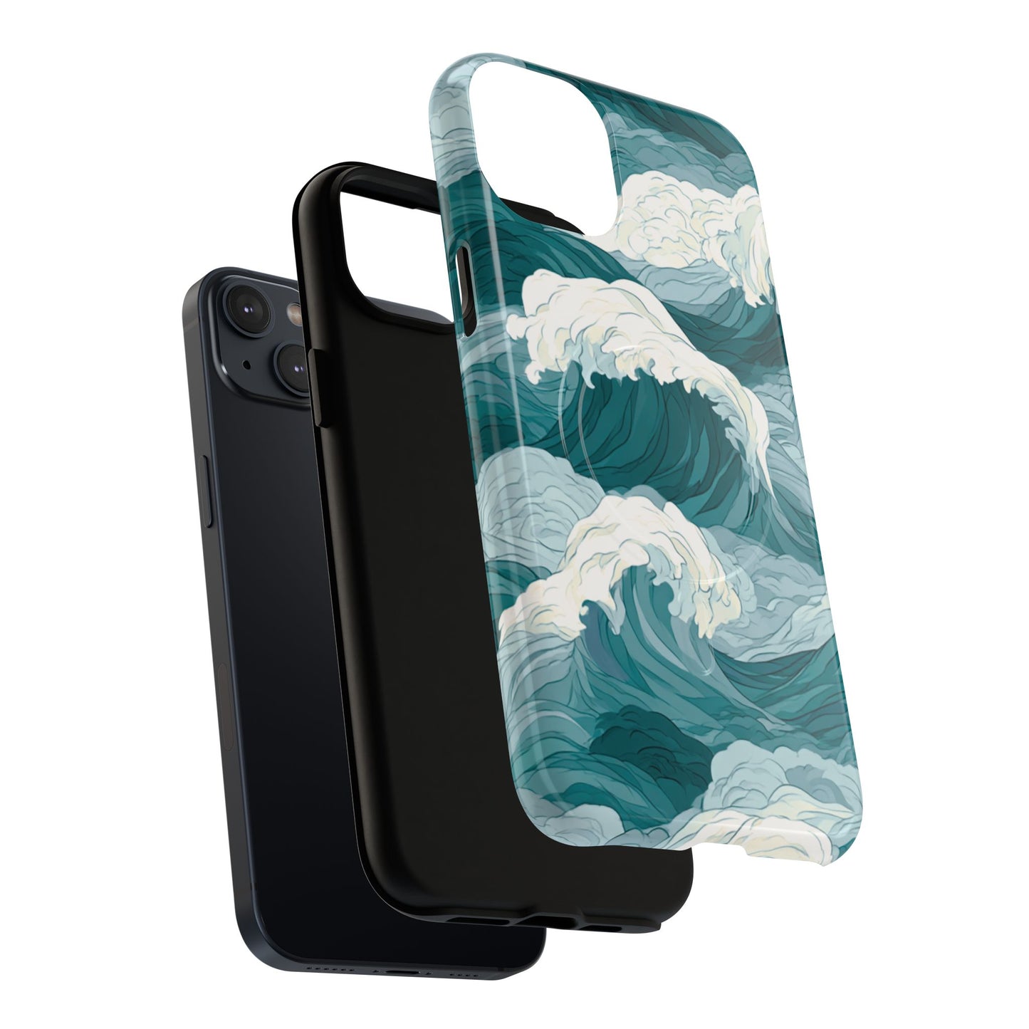 Phone Case — Ocean Wave Tough Magnetic Protective Cover