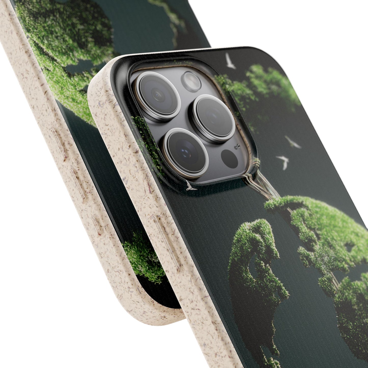 Eco-Friendly Phone Case with Nature Design, Sustainable iPhone Cover, Biodegradable Cellphone Accessories, Green Earth Gift, Earth Day [...]