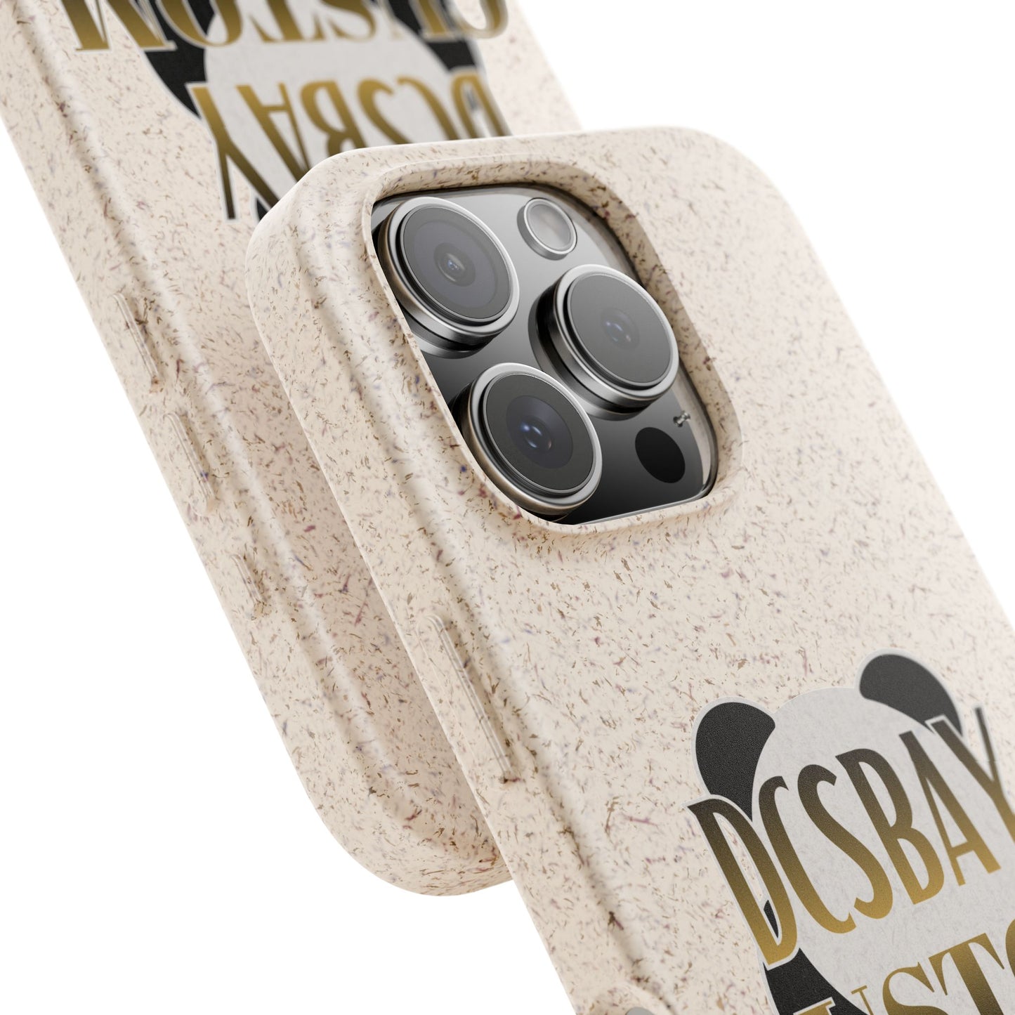 Biodegradable Panda Phone Case — Eco-Friendly Customizable iPhone Cover
