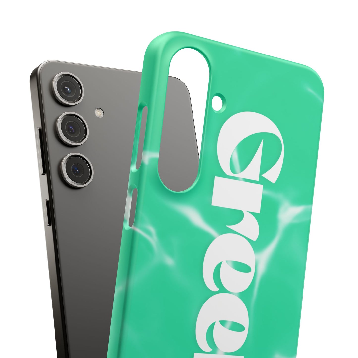 Aqua Pool Vibe Snap Case, Tropical Phone Cover, Summer Accessory, Trendy Gift for Friends, Beach Lover's Essential