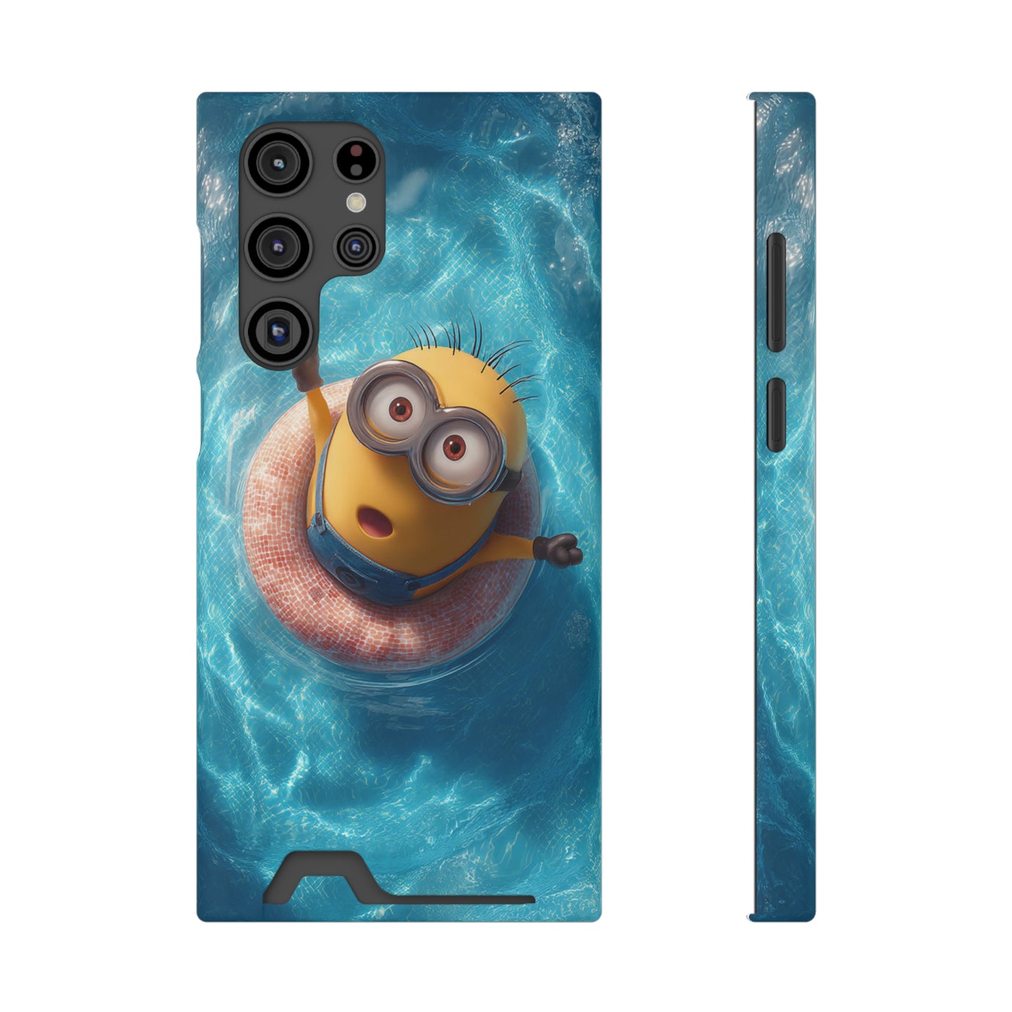 Minion Phone Case with Card Holder, Fun and Functional Accessory for Kids, Smartphone Case, Gift for Minion Fans, Unique Mobile Cover, [...]
