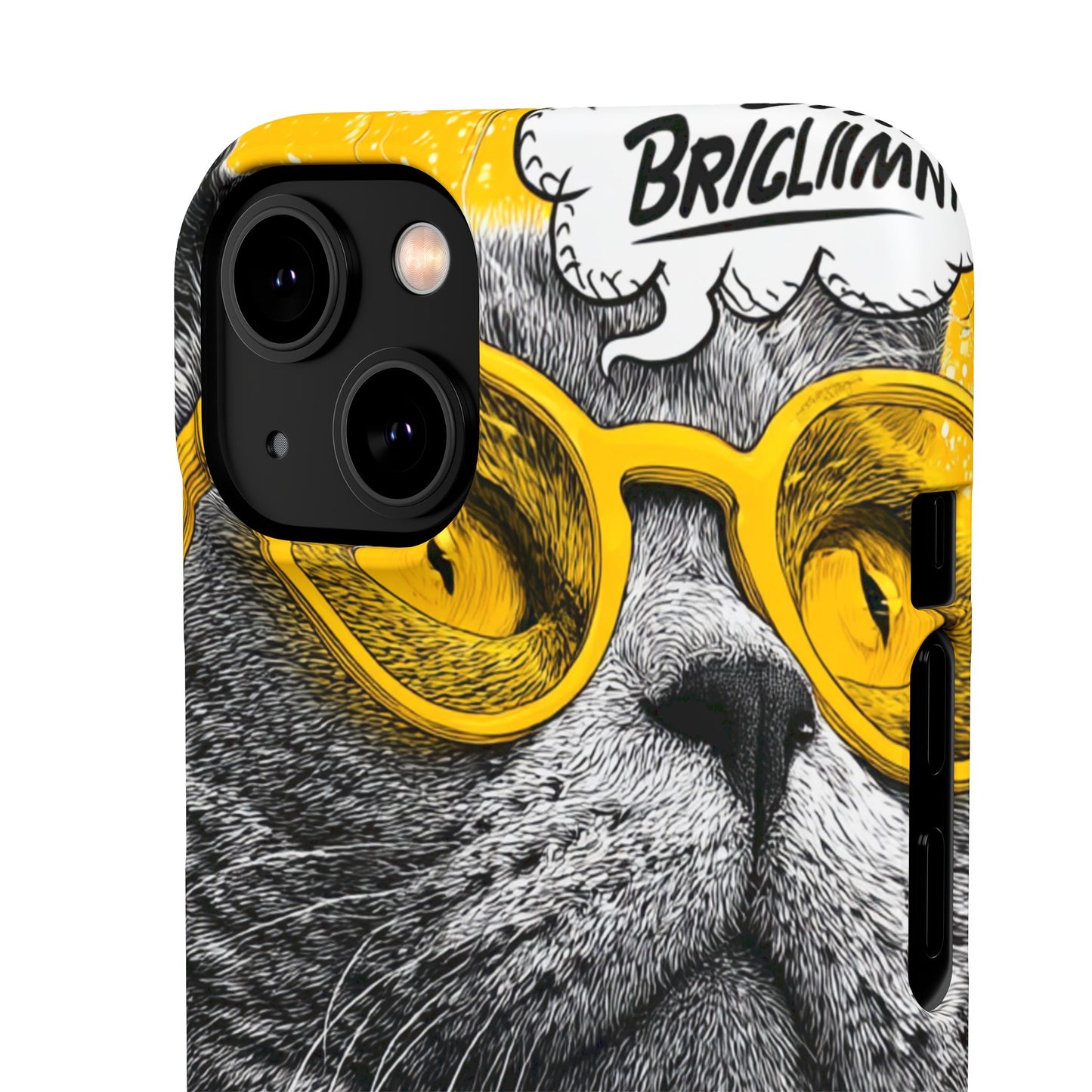 Playful Cat Snap Case - Quirky Phone Cover for Cat Lovers, Gift for Pet Enthusiasts, Funny Accessory for Any Occasion