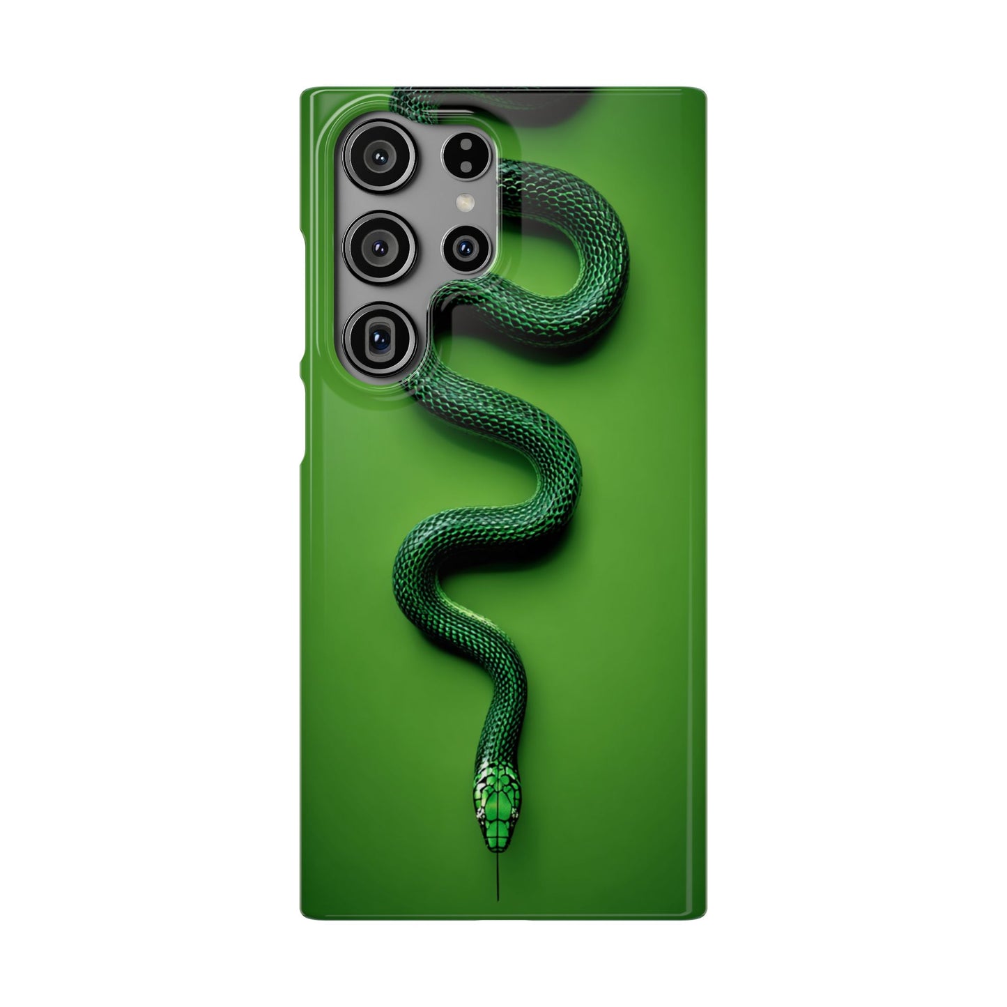 Green Snake Snap Case for iPhone, Stylish Phone Cover, Unique Gift, Trendy Accessory, Birthday, Nature Lover's Phone Case