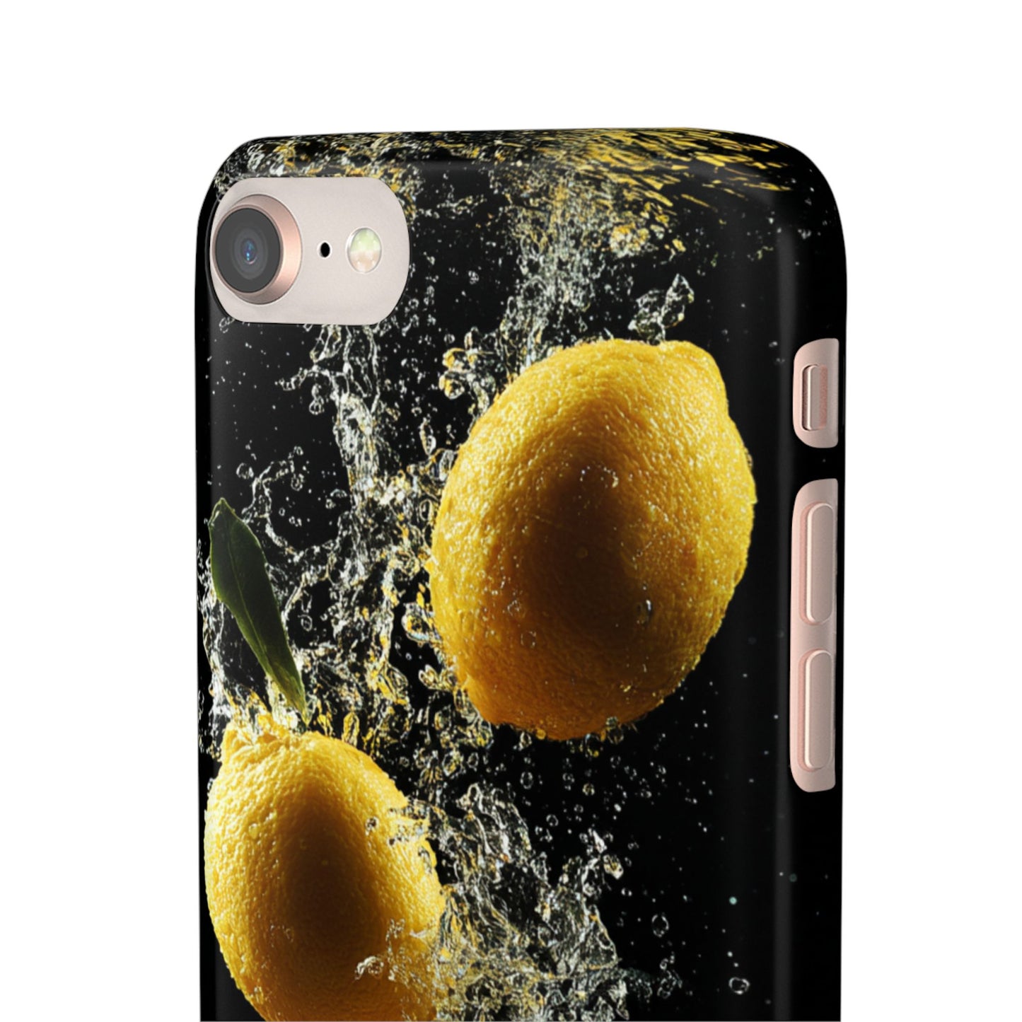 Lemon Splash Phone Case - Vibrant Snap Case, Fruit Lover Gift, Summer Vibes, Kitchen Decor, Unique Phone Accessories
