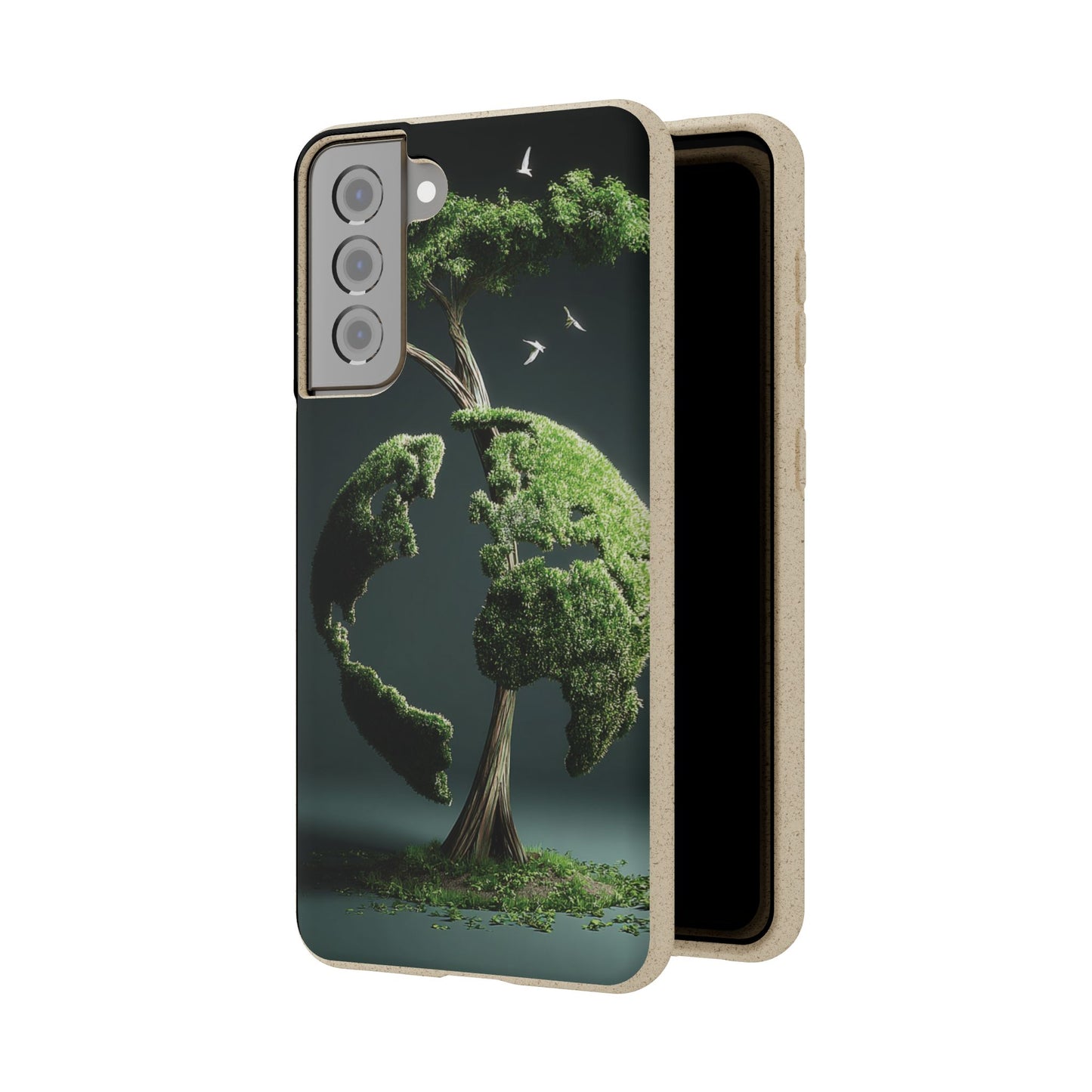 Eco-Friendly Phone Case with Nature Design, Sustainable iPhone Cover, Biodegradable Cellphone Accessories, Green Earth Gift, Earth Day [...]