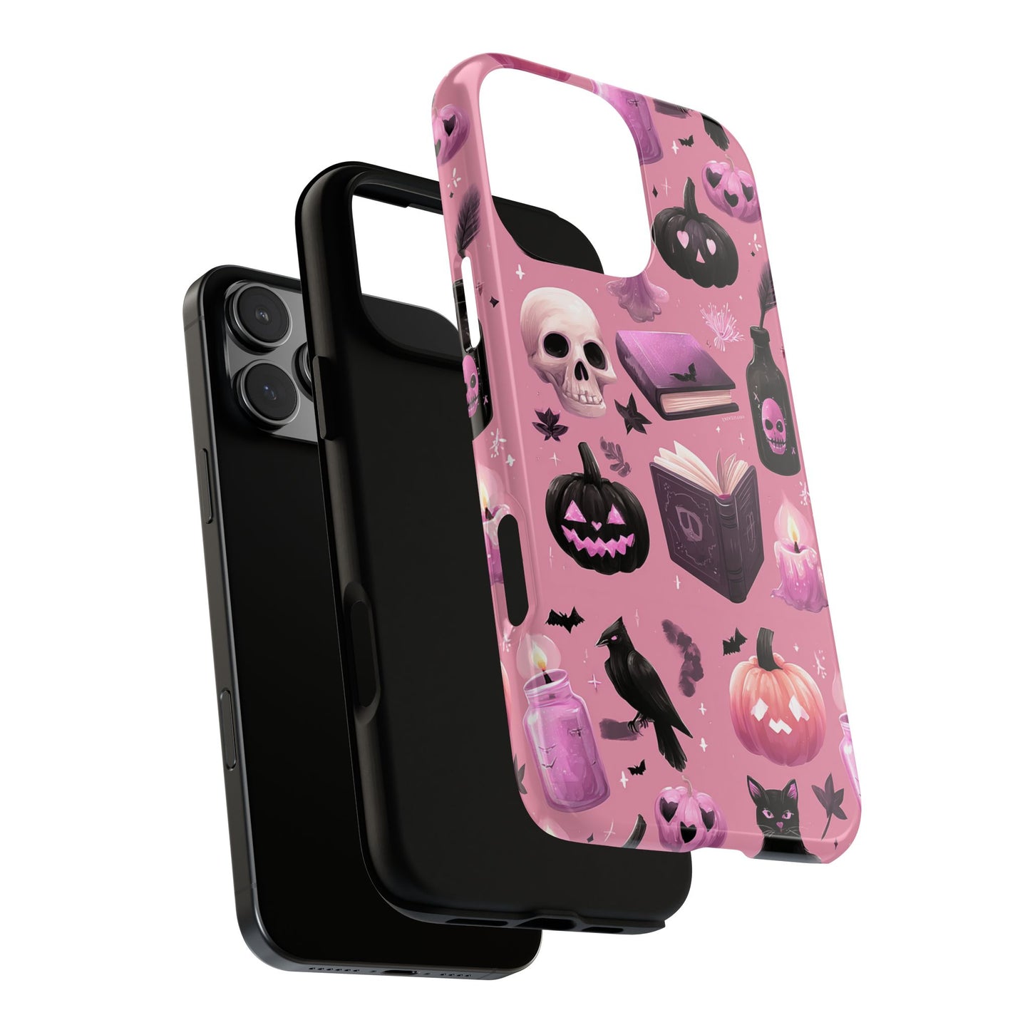 Spooky Phone Case - Halloween Design, Cute Costume Accessory, Fall Decor, Gift for Cat Lovers, Witchy Vibes, Trick or Treat