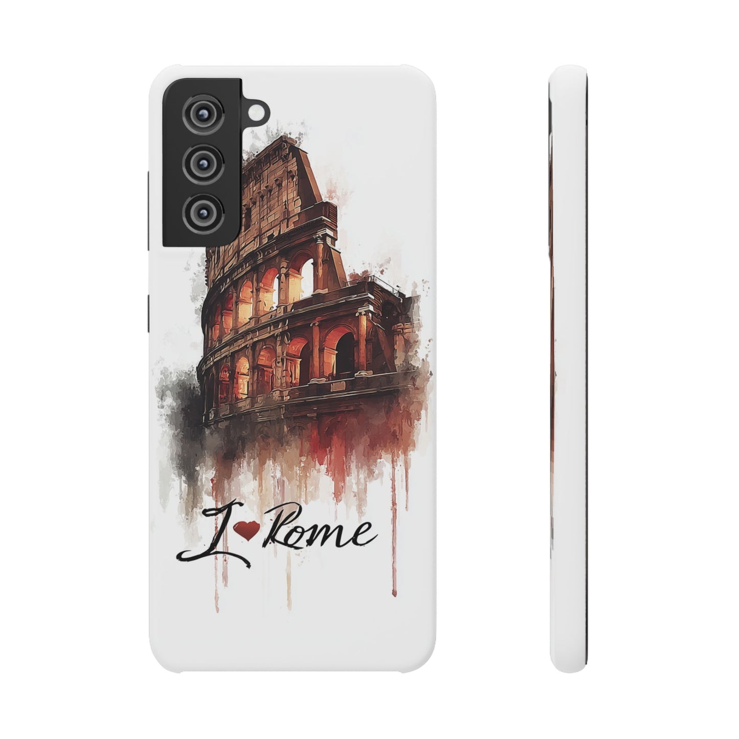 I Love Rome Snap Cases, Urban Phone Covers, Travel Accessories, Gift for Travelers, City Love Merch