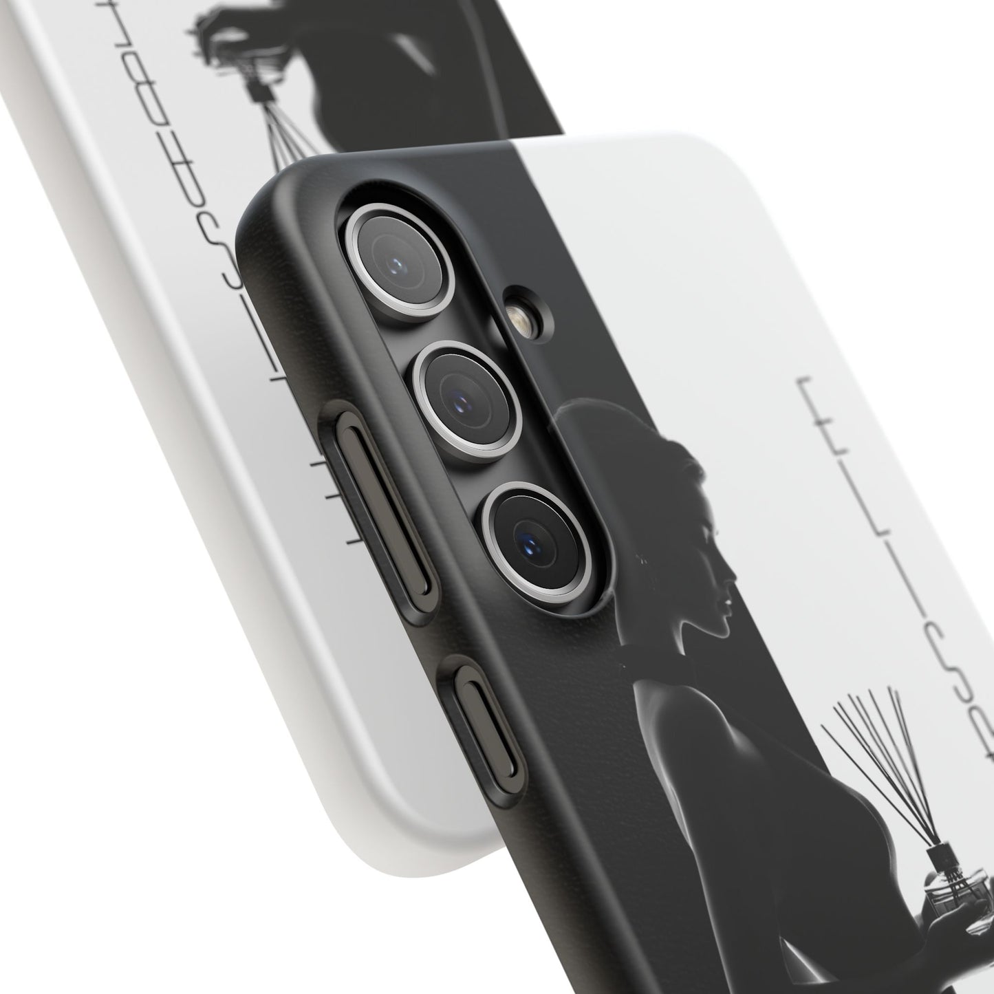 Custom Black and White Snap Case for Women Phone Cover for iPhone and Samsung