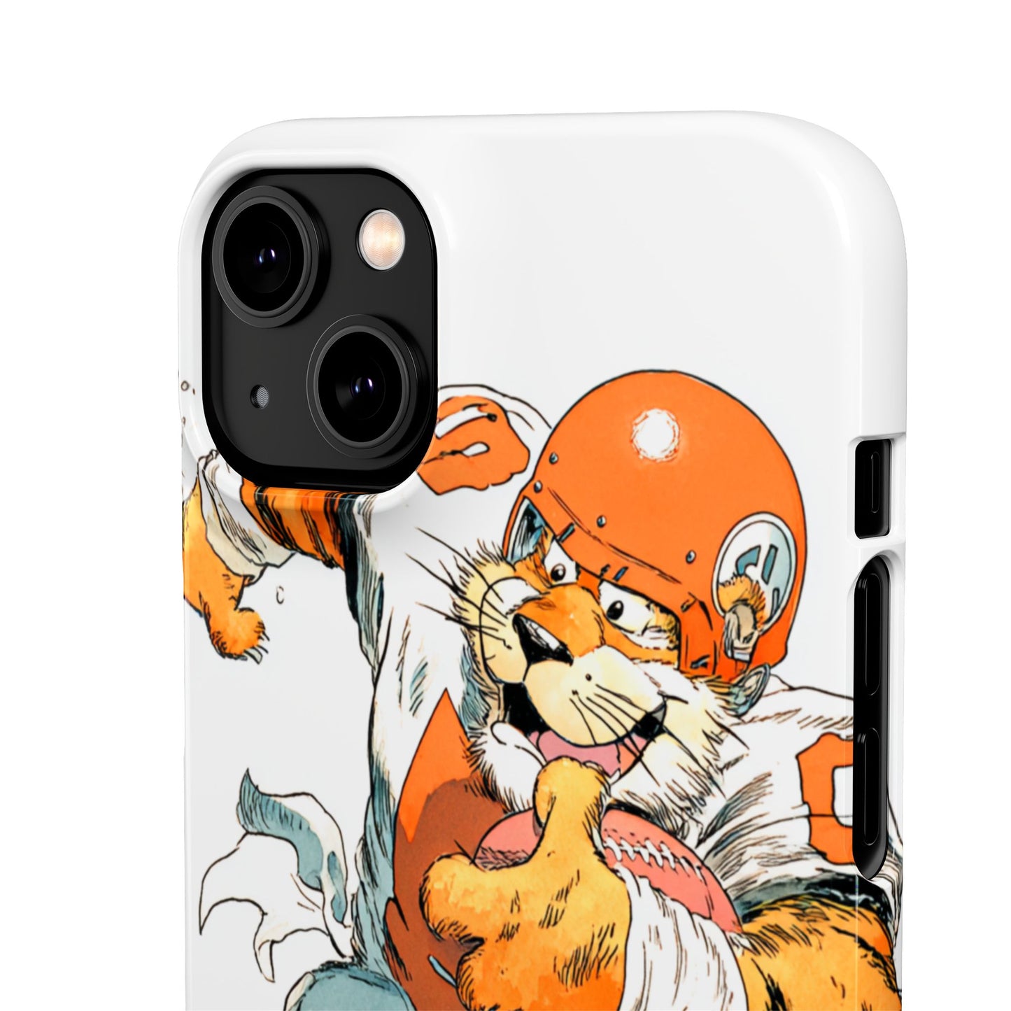 Cincinnati Bengals Snap Cases, Football Fans Phone Case, Tiger Cartoon Art Design, Football Lover Gift, Protective Phone Cover