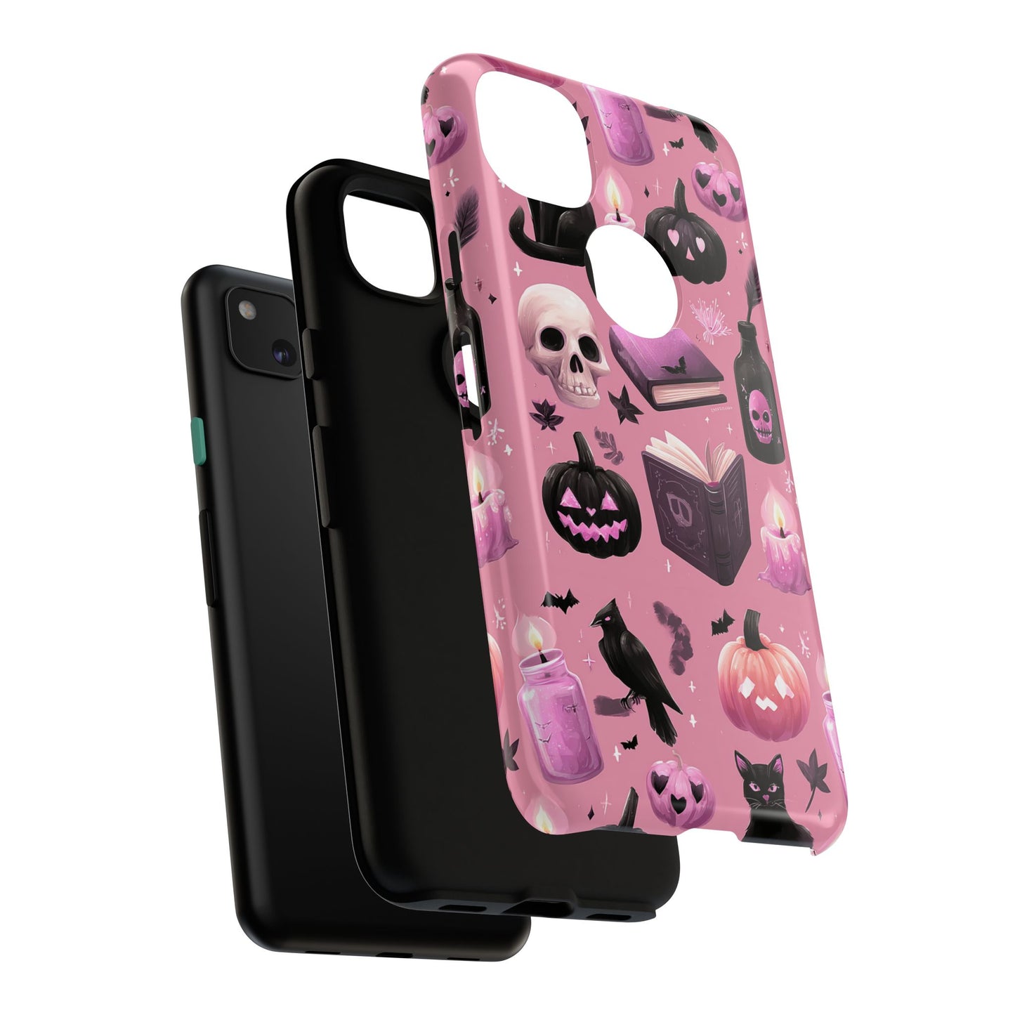 Spooky Phone Case - Halloween Design, Cute Costume Accessory, Fall Decor, Gift for Cat Lovers, Witchy Vibes, Trick or Treat
