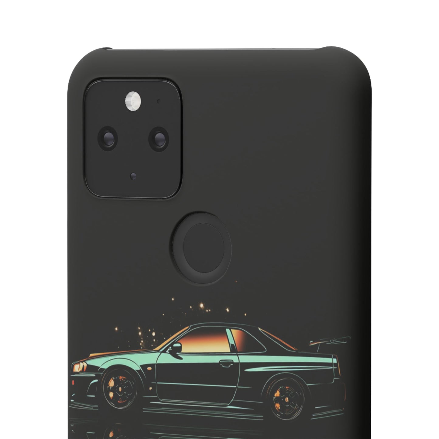 Green Skyleine R34 GTR Art Snap Case and Protective Phone Cover For iPhone and Samsung