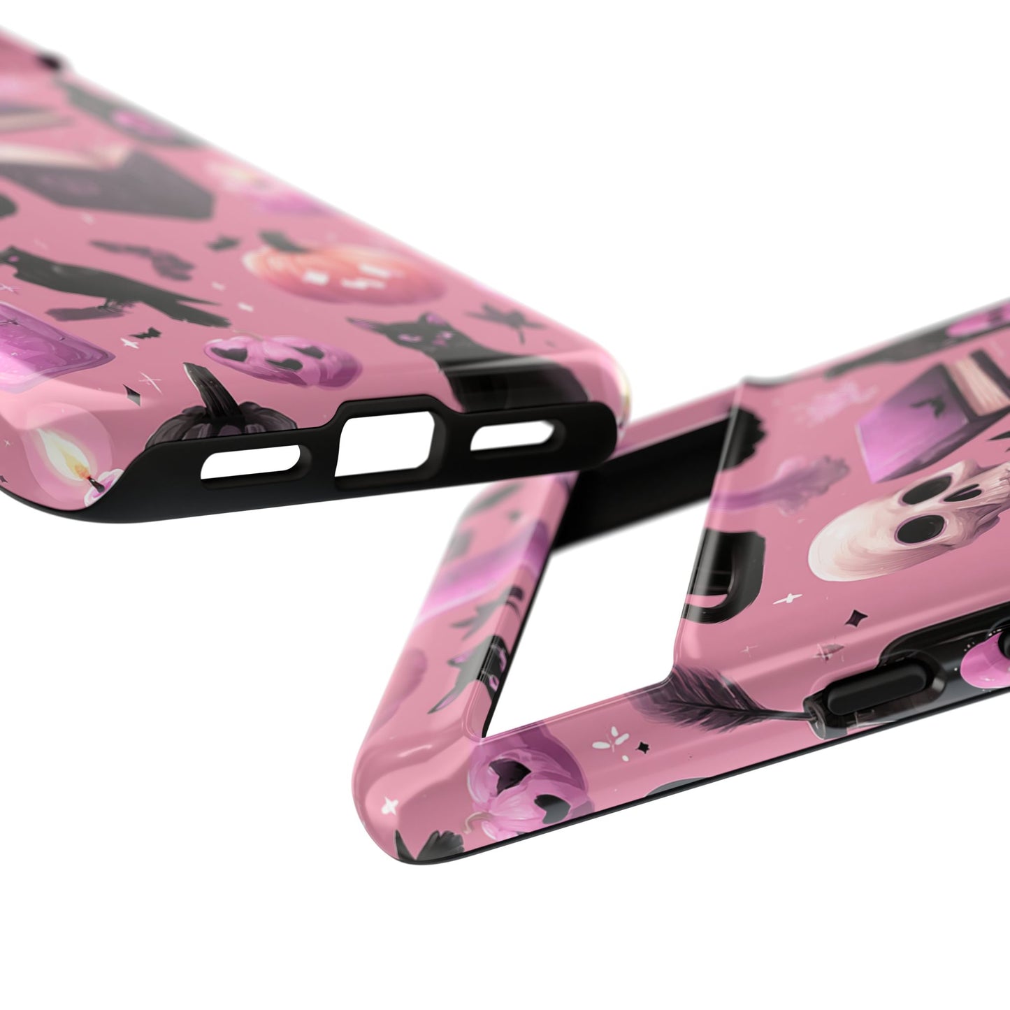 Spooky Phone Case - Halloween Design, Cute Costume Accessory, Fall Decor, Gift for Cat Lovers, Witchy Vibes, Trick or Treat